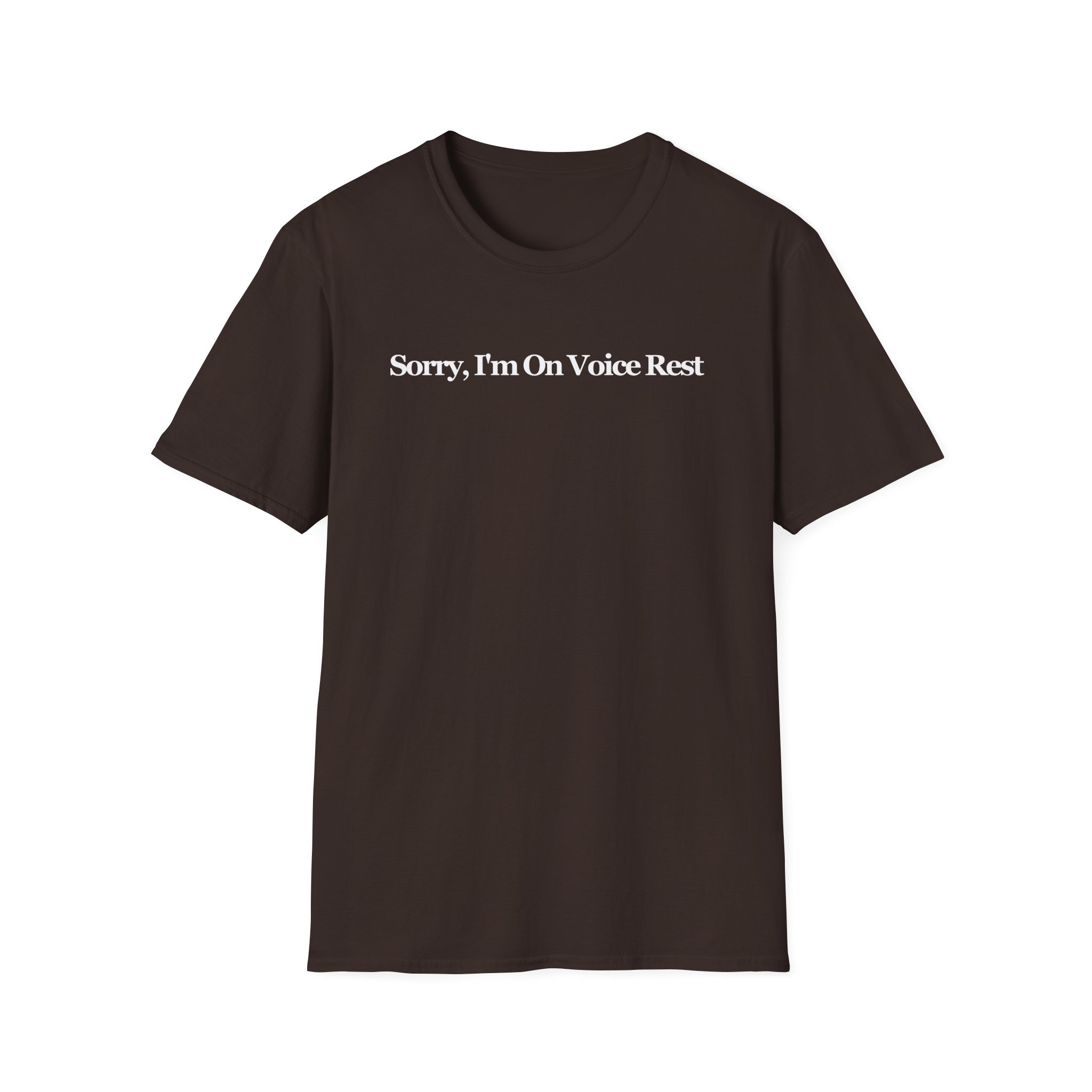 Giggly Squad Sorry I'm on Voice Rest Unisex Softstyle T-Shirt - Image 5