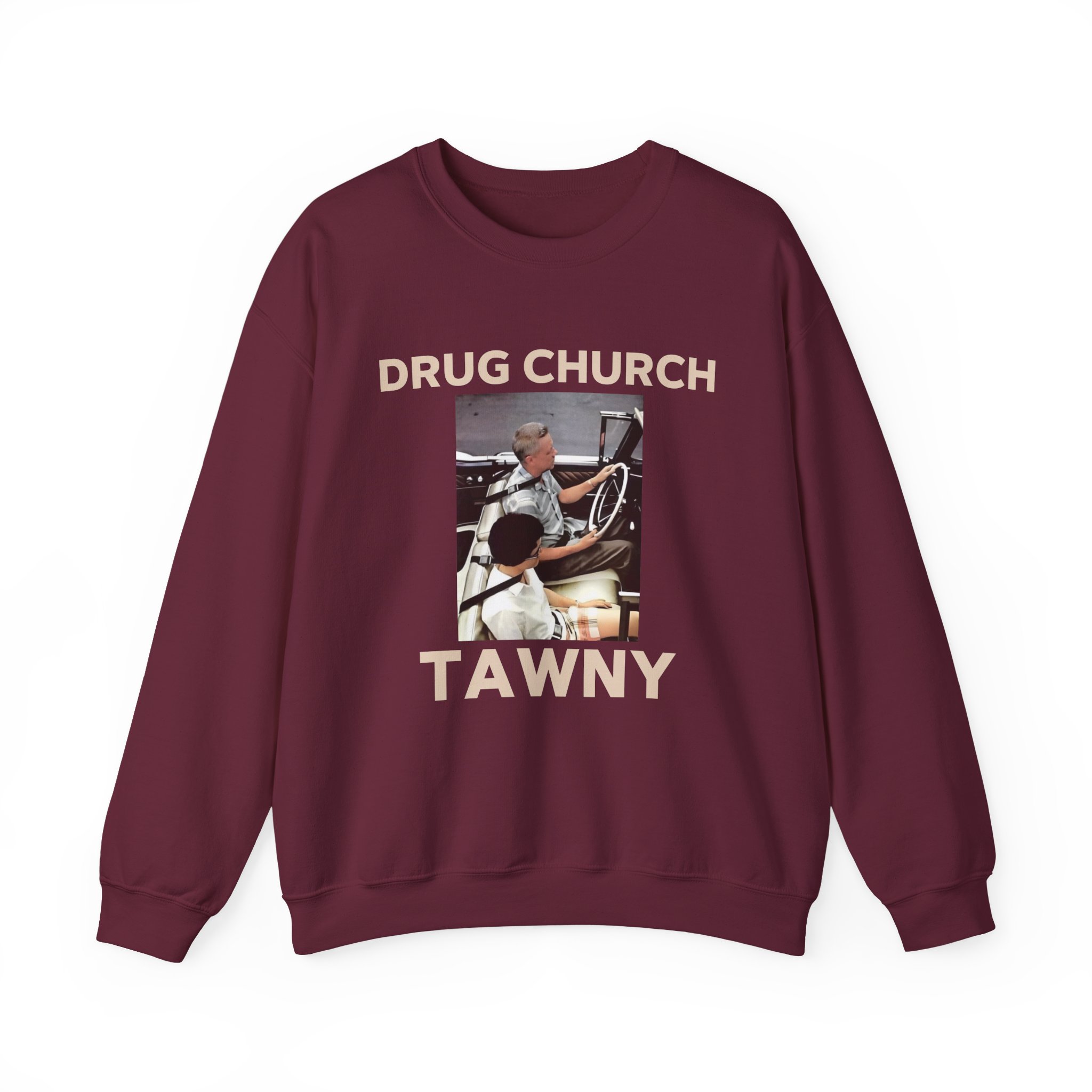 Drug Church Tawny Unisex Heavy Blend™ Crewneck Sweatshirt - Image 3