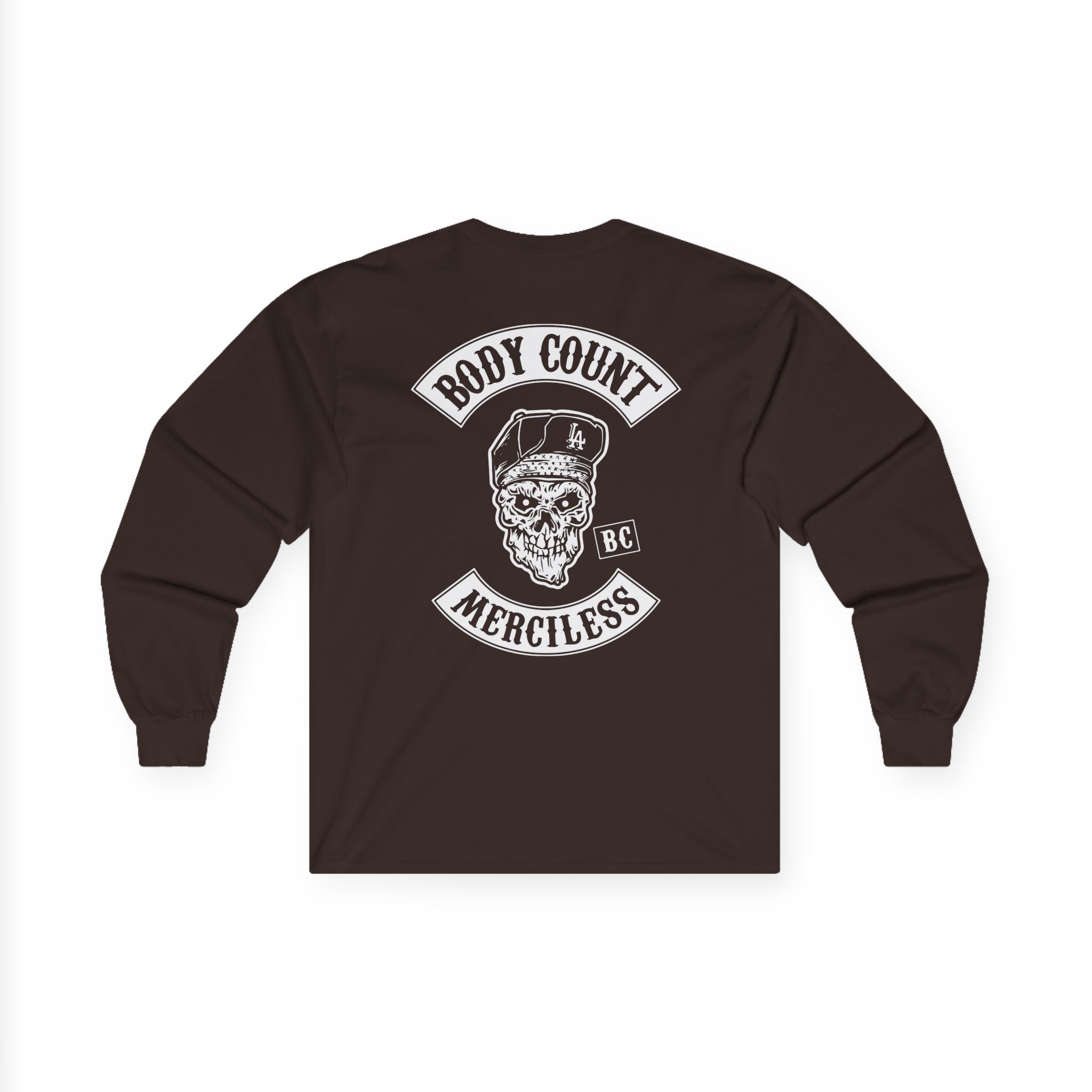 Body Count Biker Unisex Ultra Cotton Long Sleeve Tee - Image 4