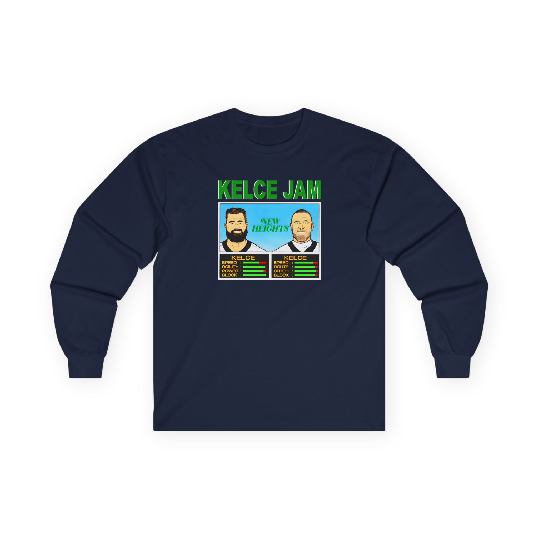 New Heights Kelce Jam Jason And Travis Unisex Ultra Cotton Long Sleeve Tee - Image 21