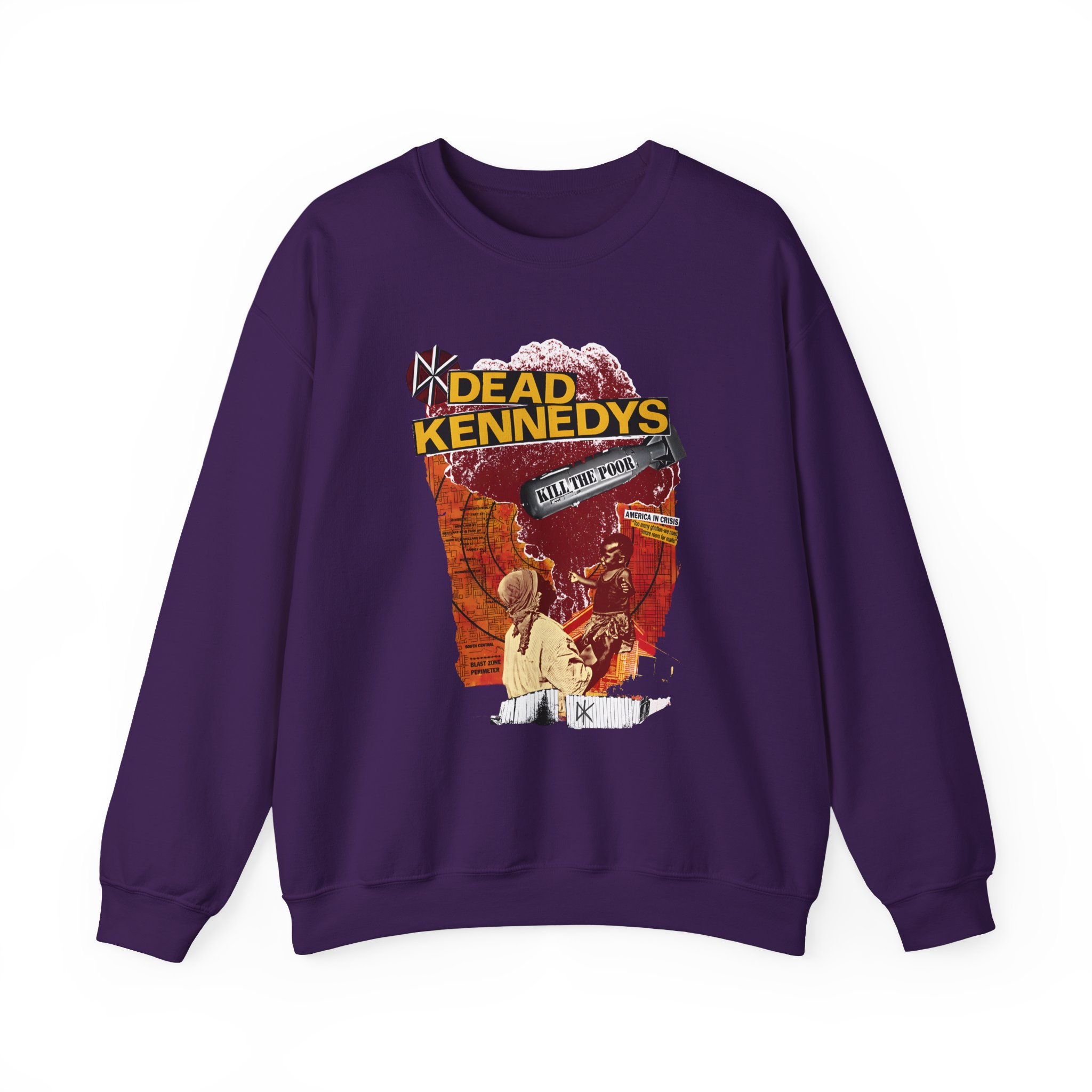 Dead Kennedys California Uber Alles Unisex Heavy Blend™ Crewneck Sweatshirt - Image 13