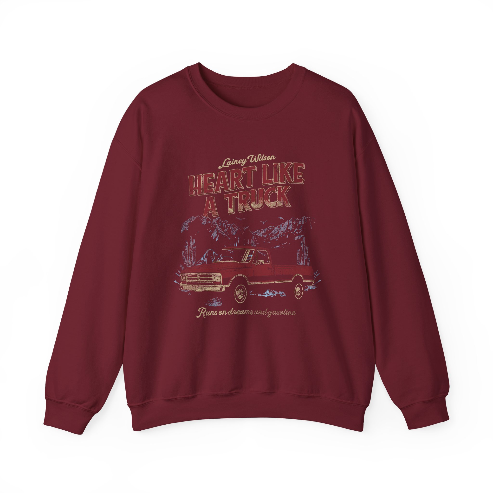 Lainey Wilson Heart Like a Truck Unisex Heavy Blend™ Crewneck Sweatshirt - Image 13