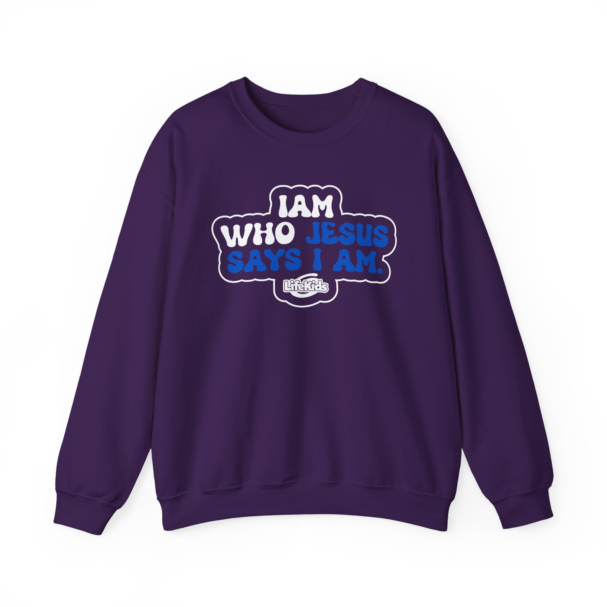 Life Church Jesus Says I Am Unisex Heavy Blend™ Crewneck Sweatshirt - Image 13
