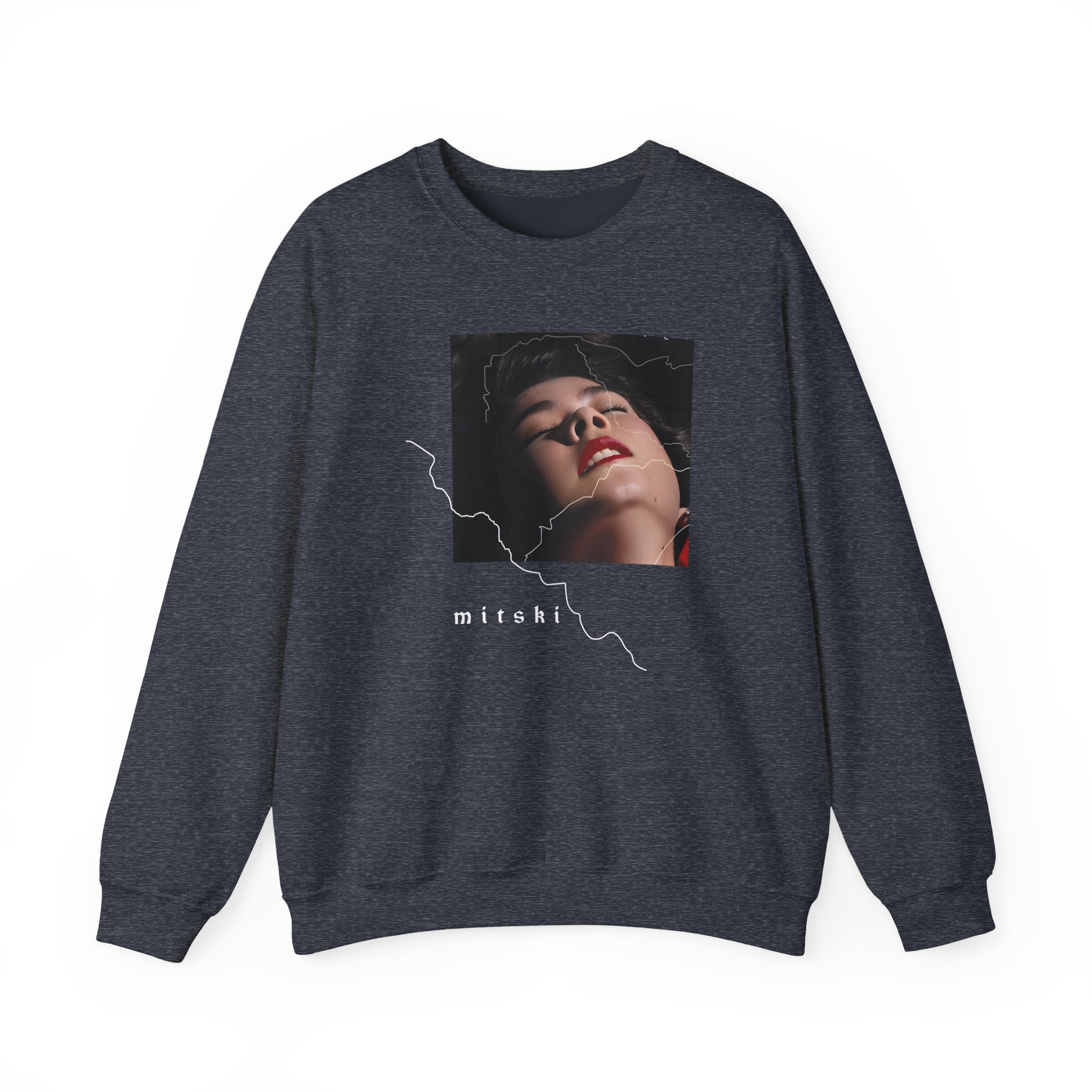 Secretly Store Mitski Unisex Heavy Blend™ Crewneck Sweatshirt - Image 9