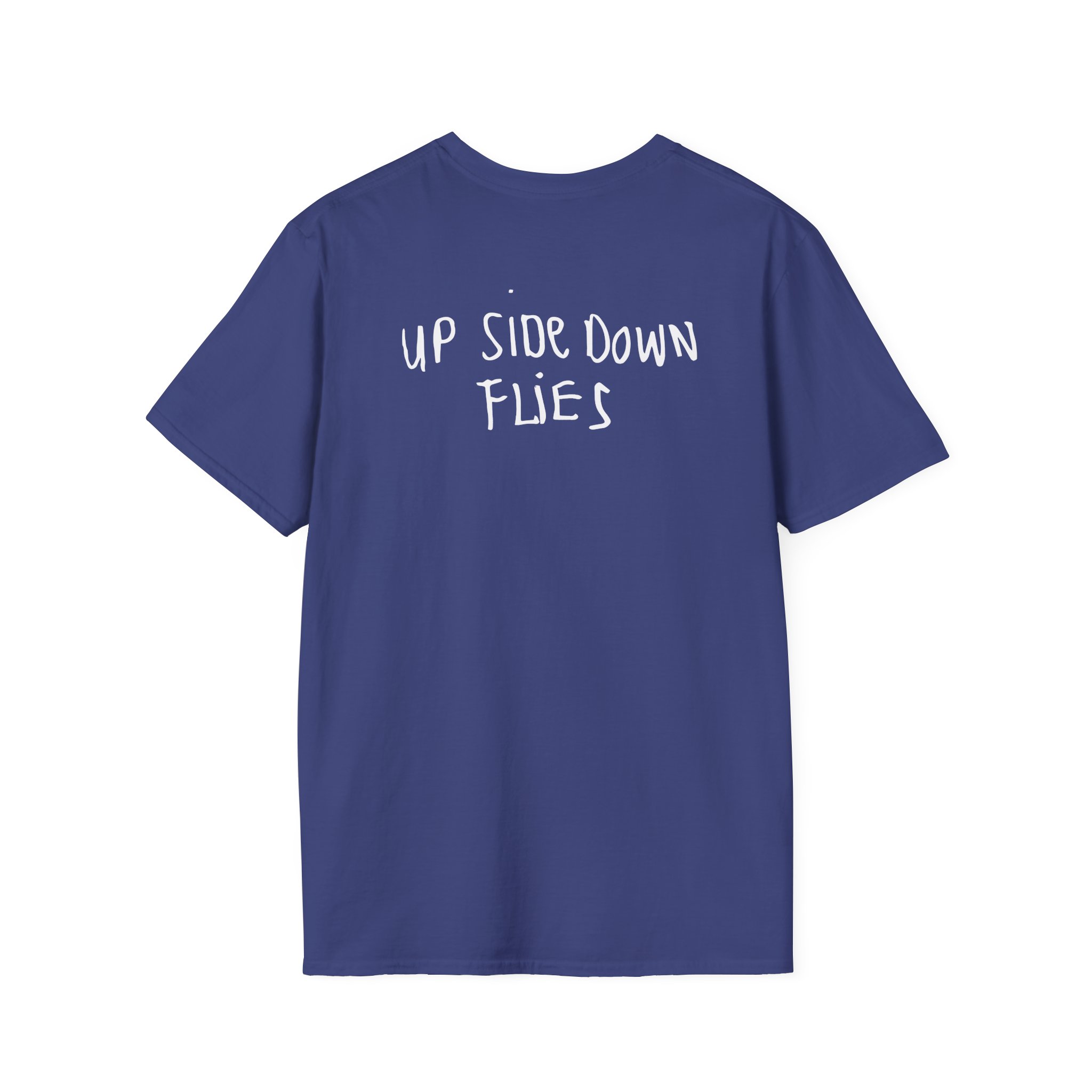Carl Barron Upside Down Flies Unisex Softstyle T-Shirt - Image 16