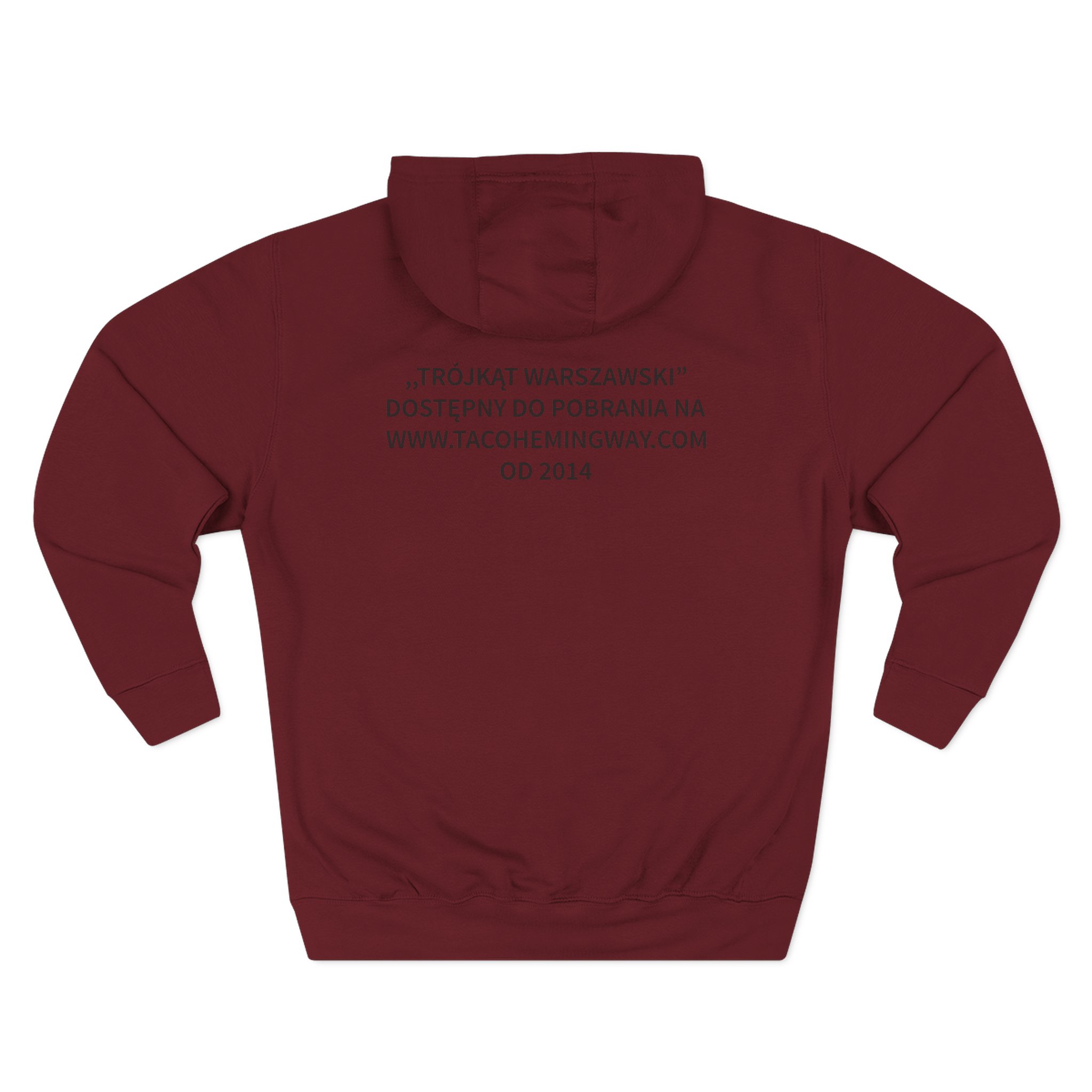 Taco Hemingway Warsaw Triangle Three-Panel Fleece Hoodie - Image 2