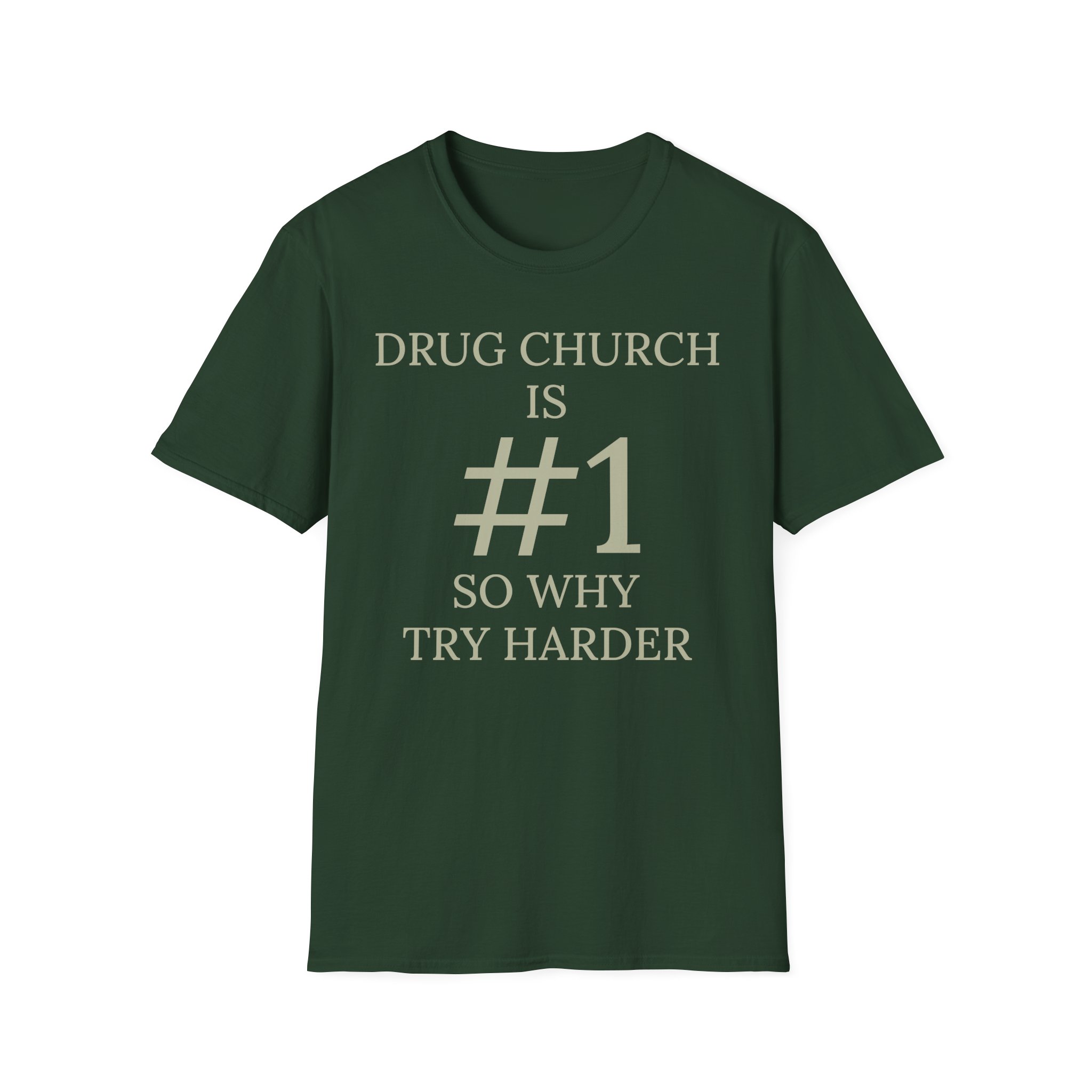 Drug Church Is Number 1 Unisex Softstyle T-Shirt - Image 7