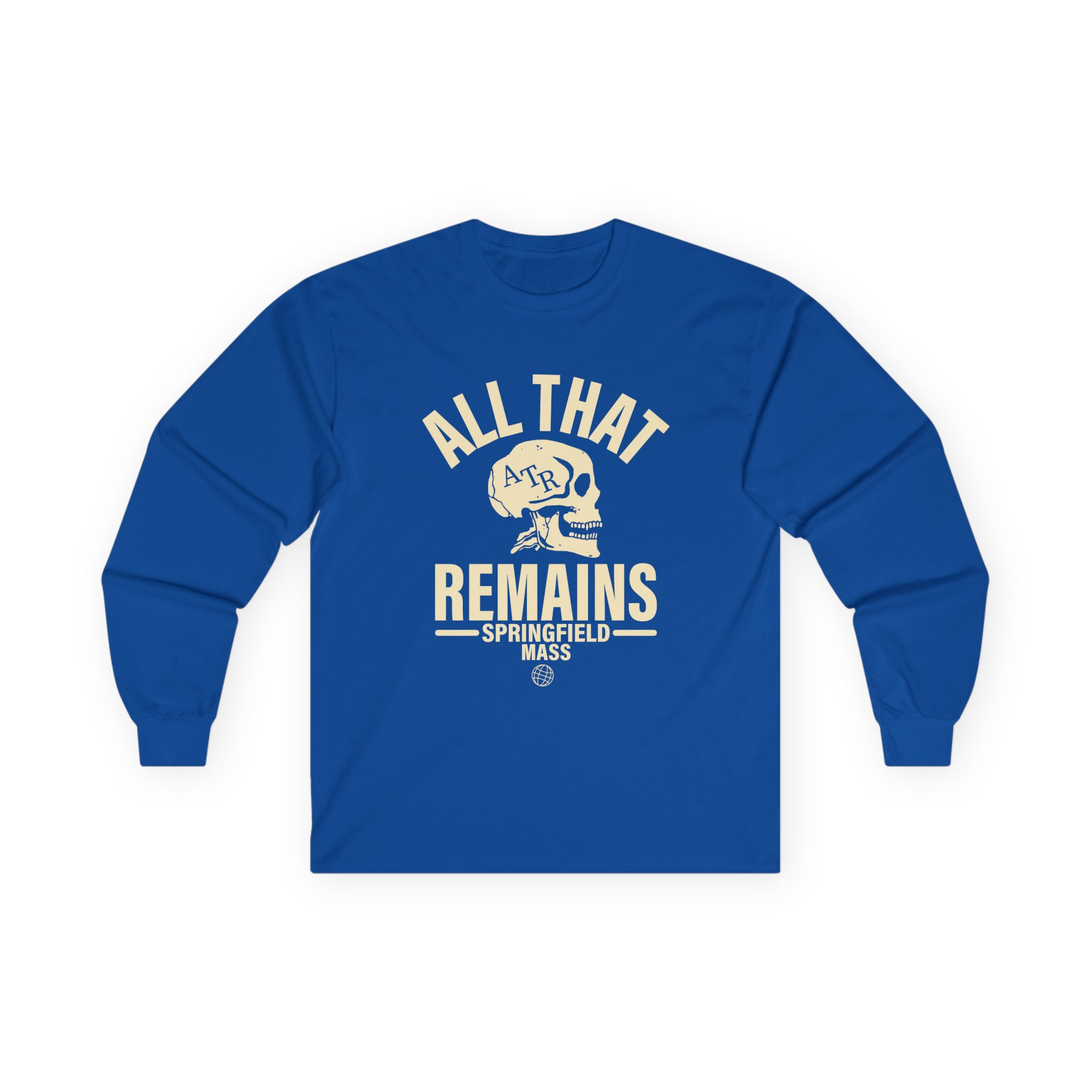 All That Remains Springfield Skull Unisex Ultra Cotton Long Sleeve Tee - Image 9