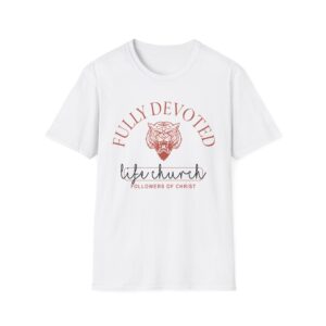 Life Church Fully Devoted Vintage Unisex Softstyle T-Shirt