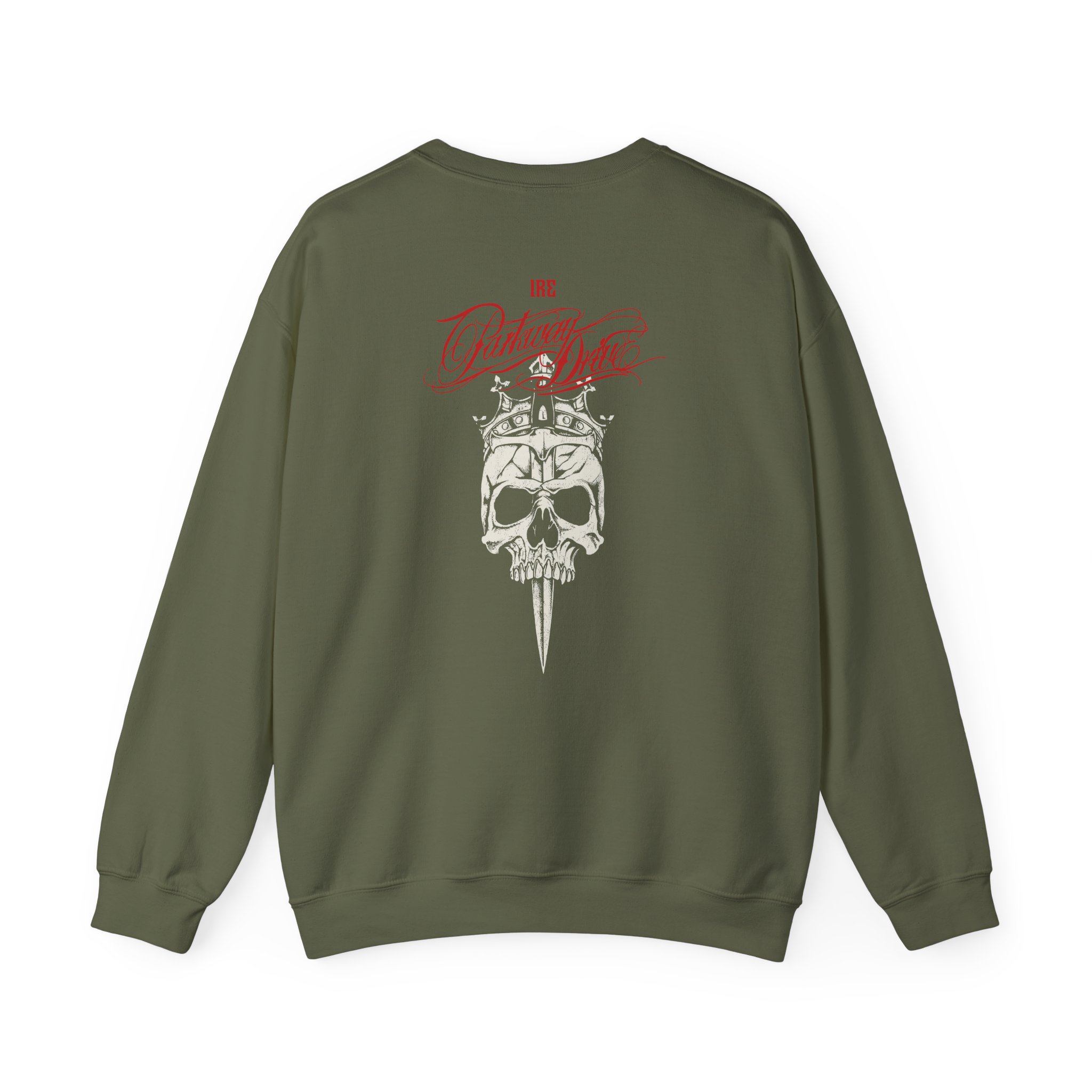 Parkway Drive IRE Skull Unisex Heavy Blend™ Crewneck Sweatshirt - Image 8
