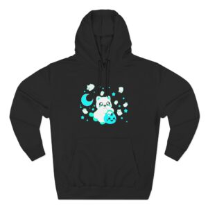 Aphmau Ghost Cat Three-Panel Fleece Hoodie