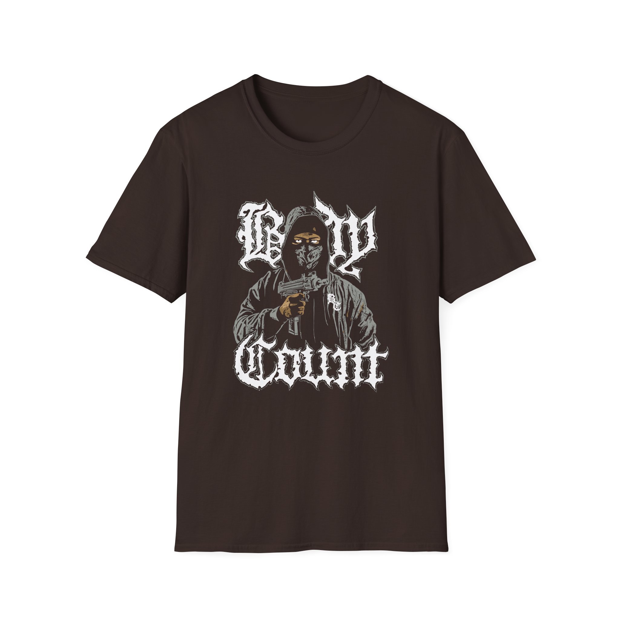 Body Count Masked Punk Unisex Softstyle T-Shirt - Image 3