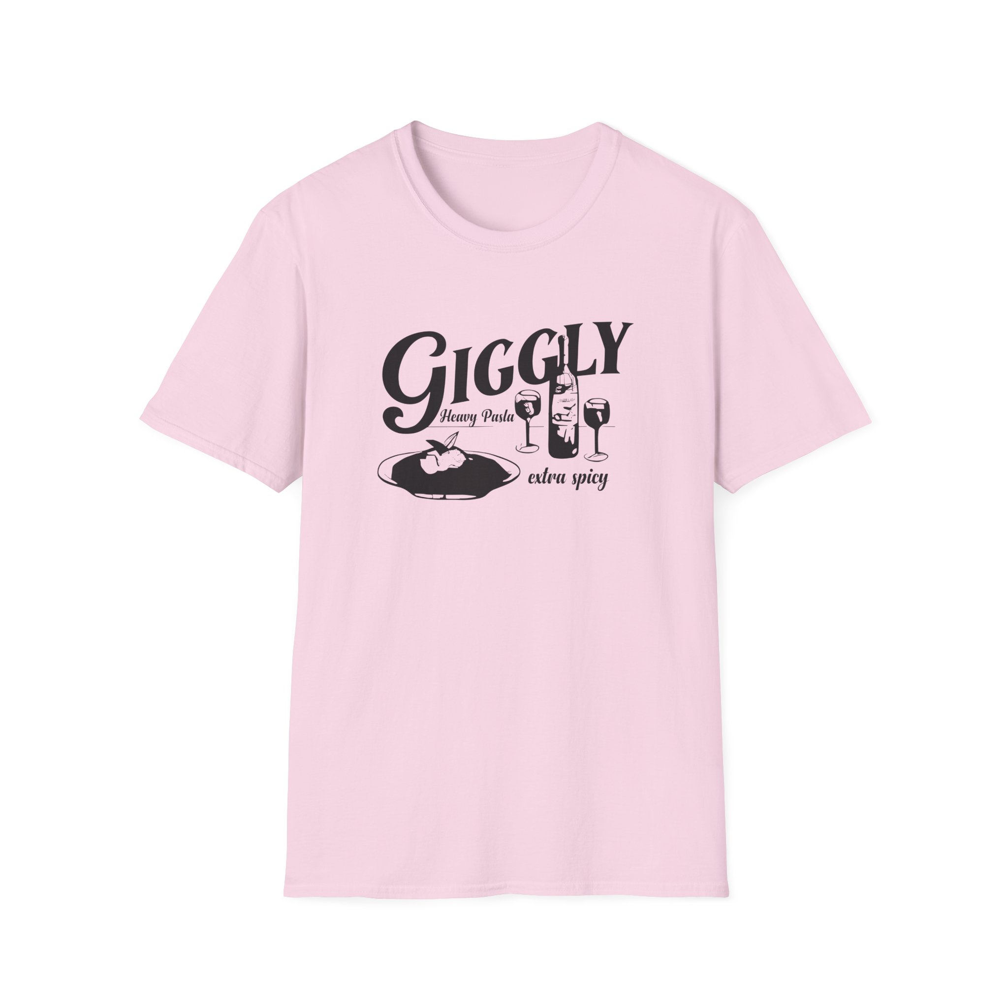 Giggly Squad Heavy Pasta Unisex Softstyle T-Shirt - Image 13