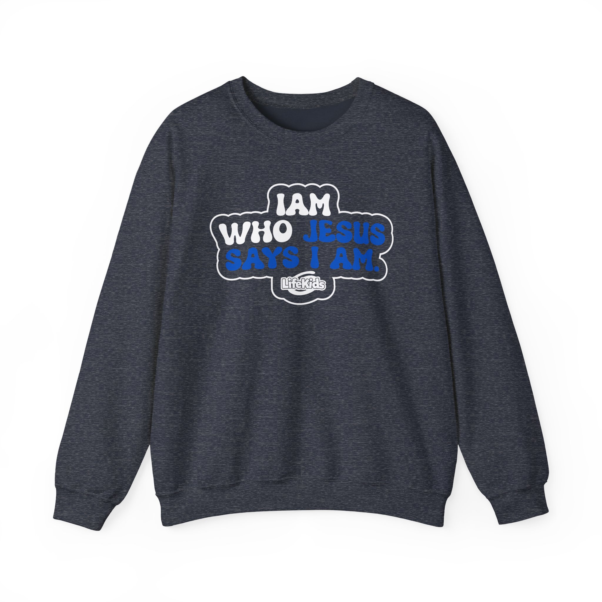 Life Church Jesus Says I Am Unisex Heavy Blend™ Crewneck Sweatshirt - Image 9