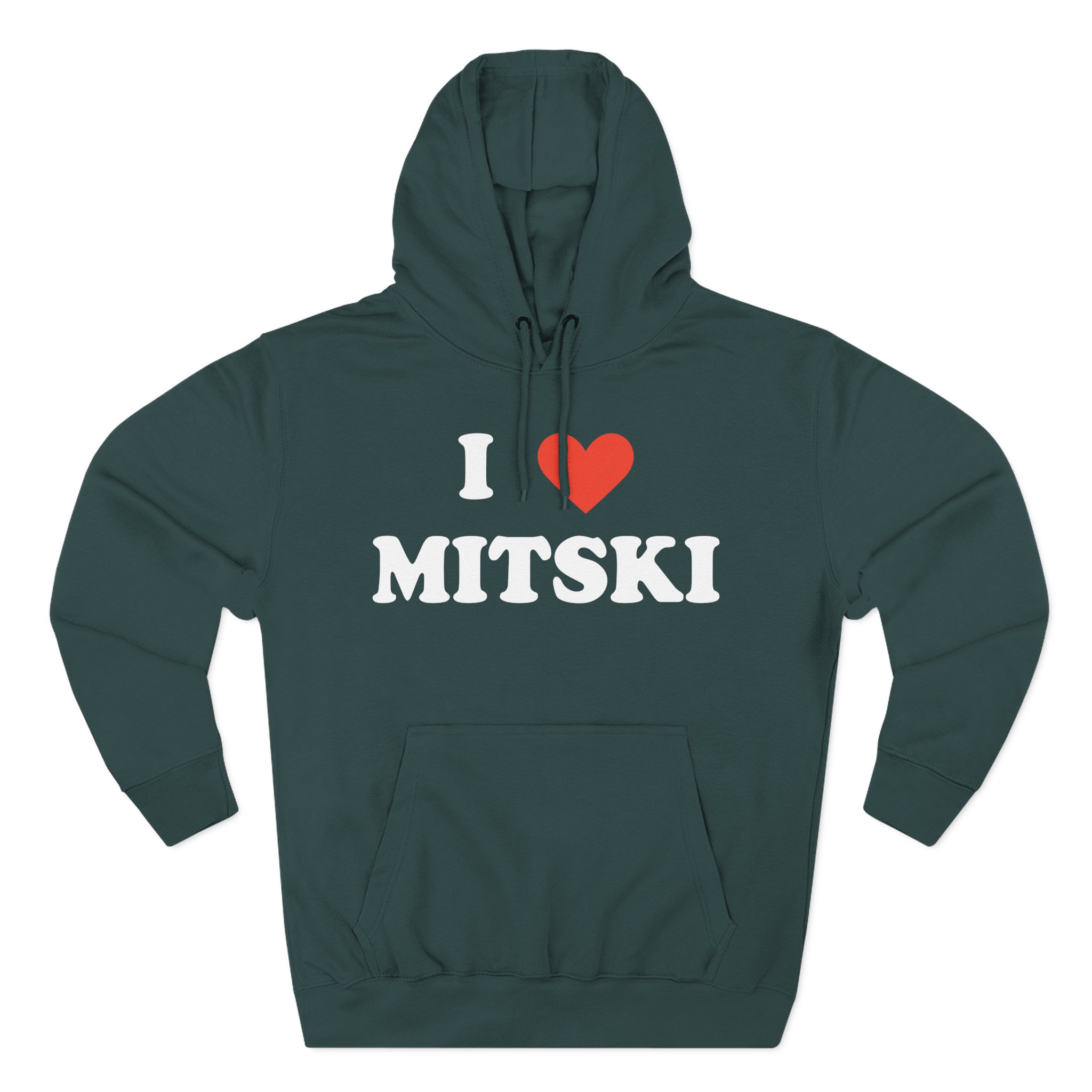 I Love Mitski Three-Panel Fleece Hoodie - Image 7