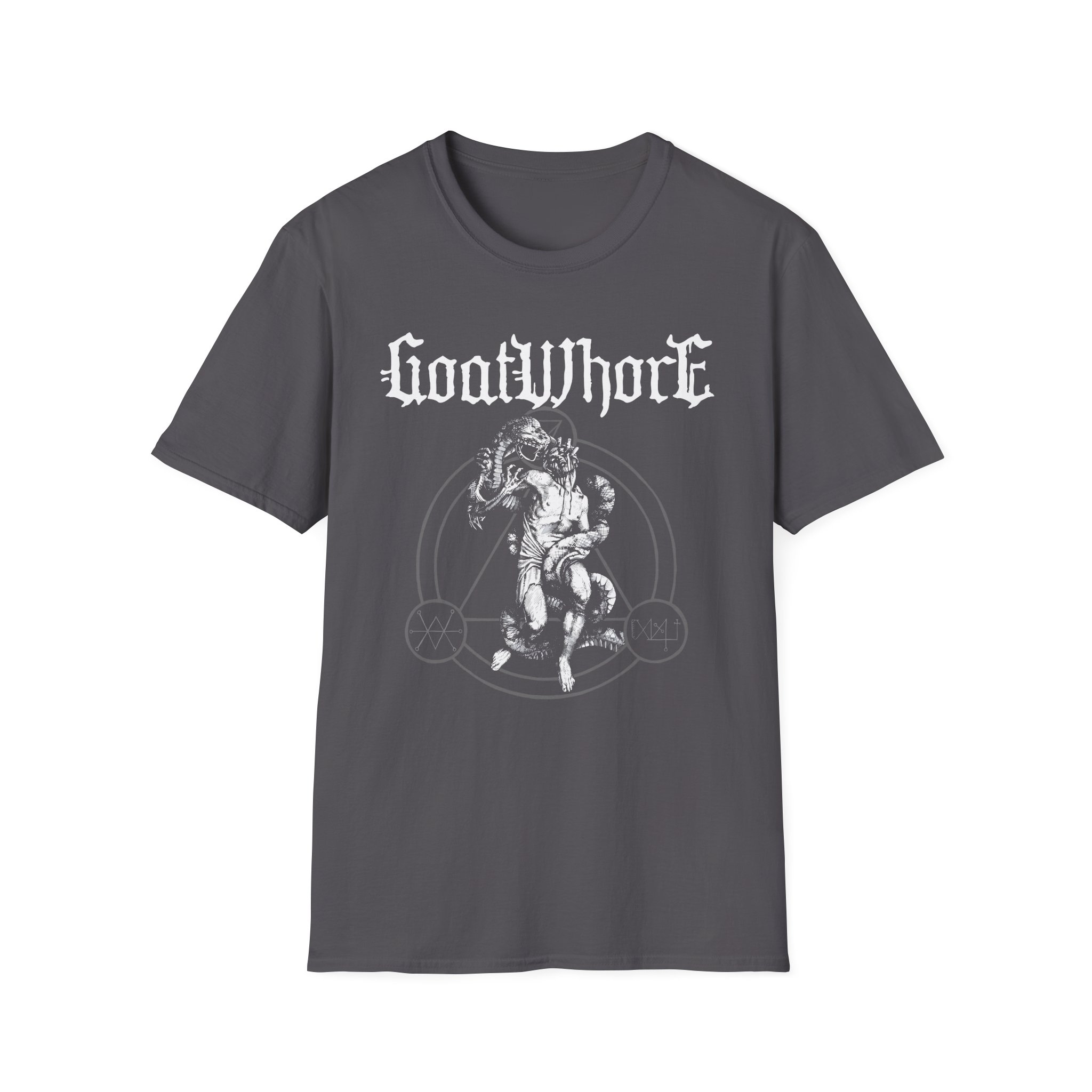 Goatwhore serpent Soul Unisex Softstyle T-Shirt - Image 7
