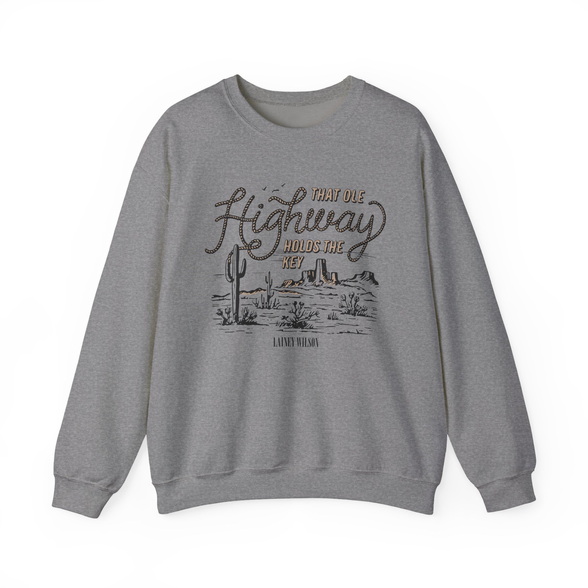 Lainey Wilson Highway Unisex Heavy Blend™ Crewneck Sweatshirt - Image 13