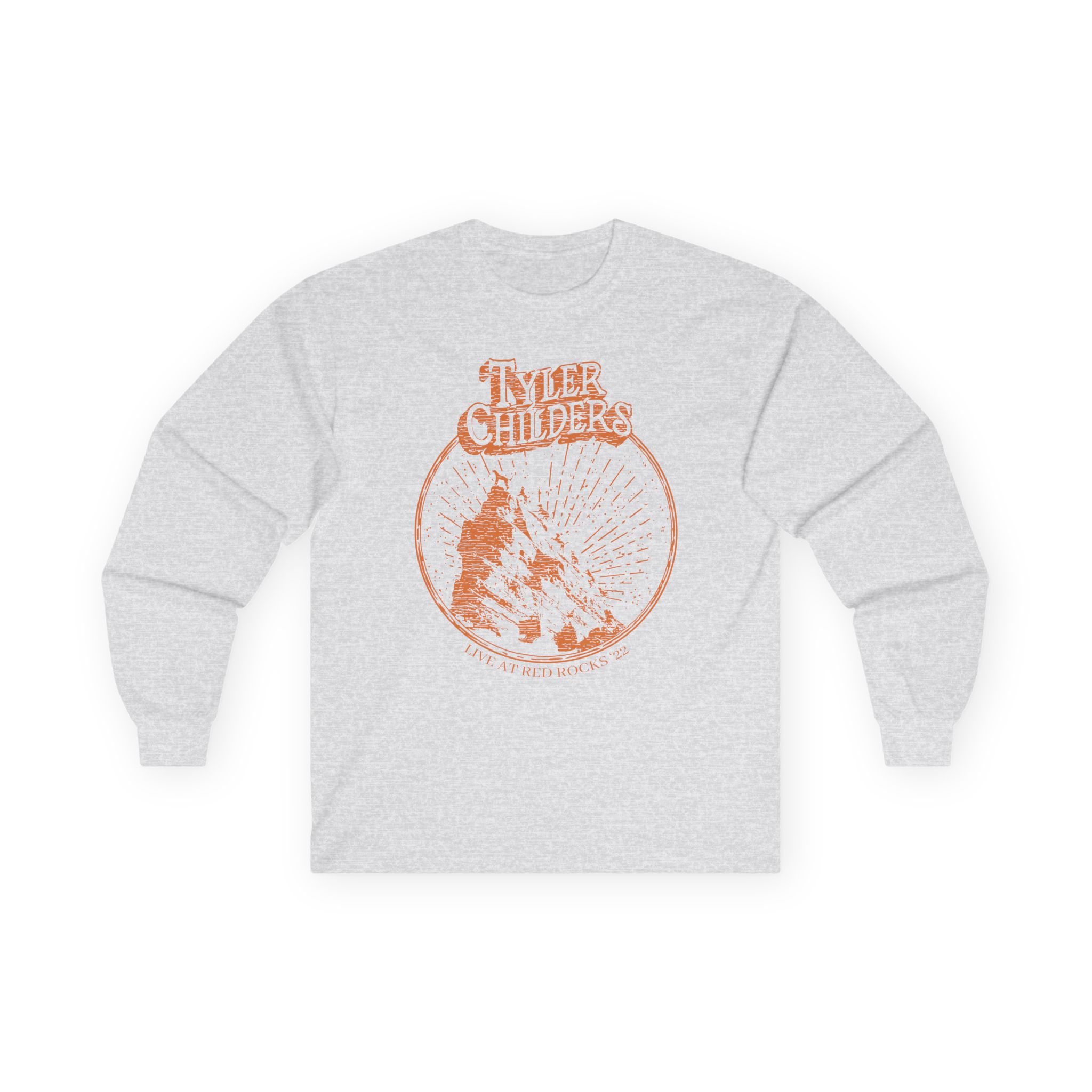 Tyler Childers Natural Red Rocks Unisex Ultra Cotton Long Sleeve Tee - Image 3