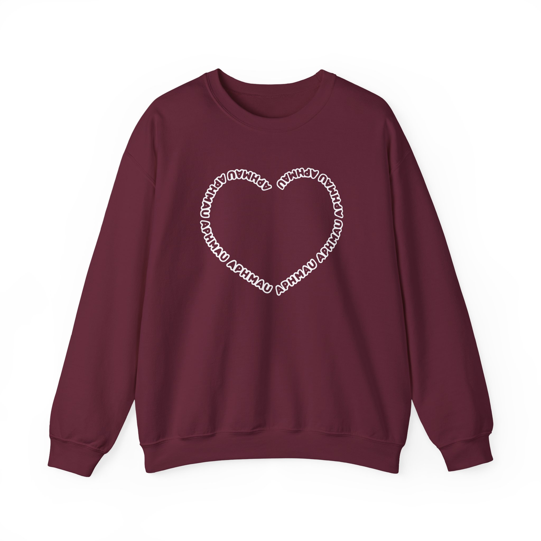 Aphmau Heart Unisex Heavy Blend™ Crewneck Sweatshirt - Image 3