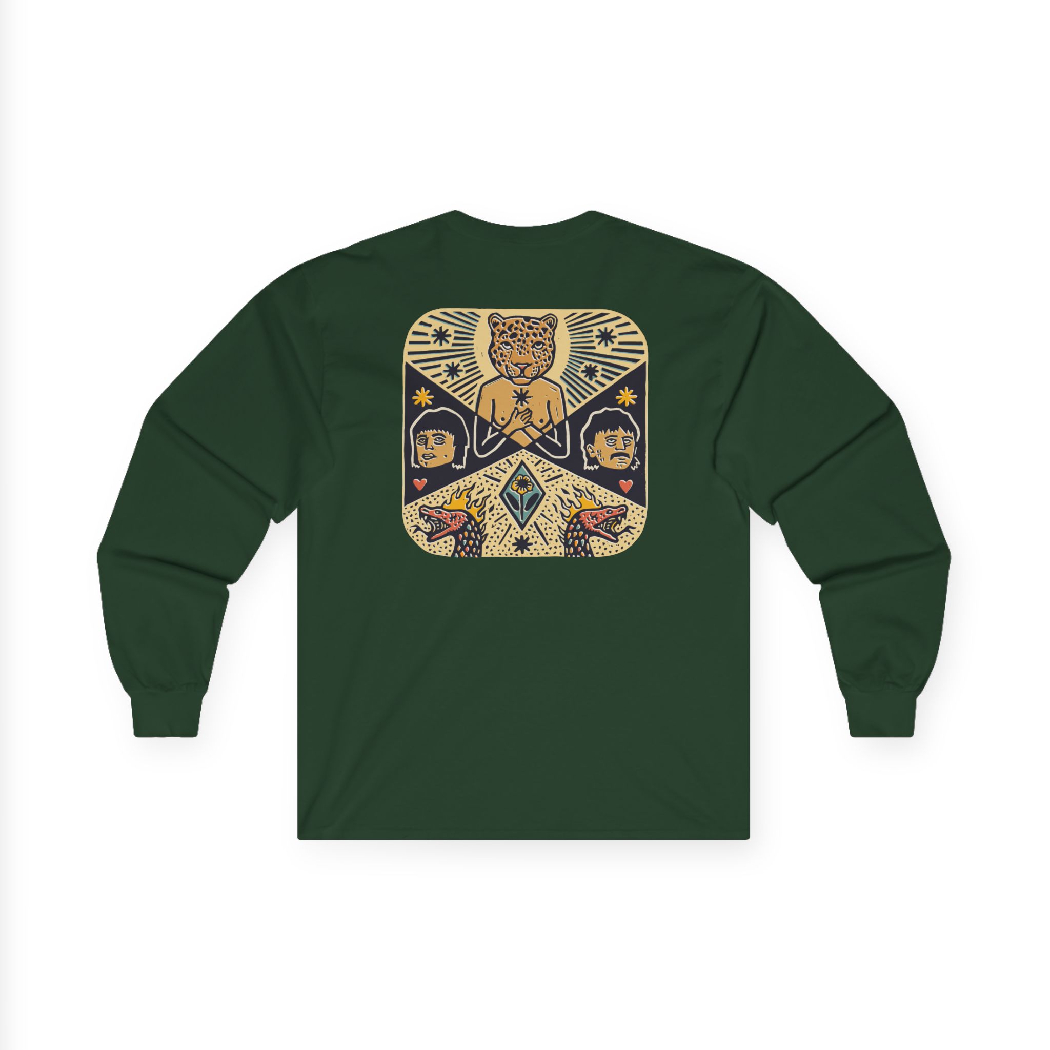 Lime Cordiale Pedestal Unisex Ultra Cotton Long Sleeve Tee - Image 8