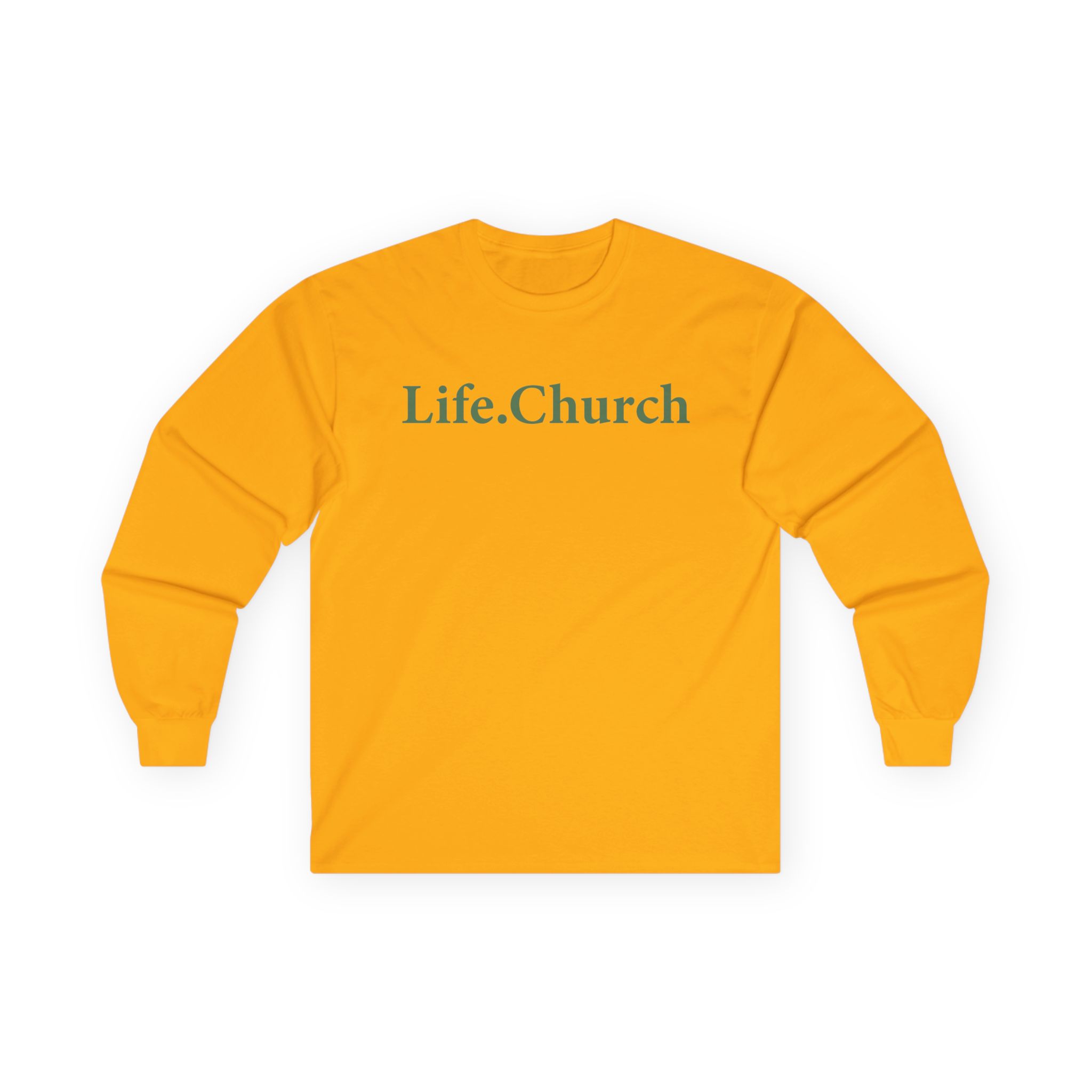 Life Church Two-tone Heavyweight Unisex Ultra Cotton Long Sleeve Tee - Image 7