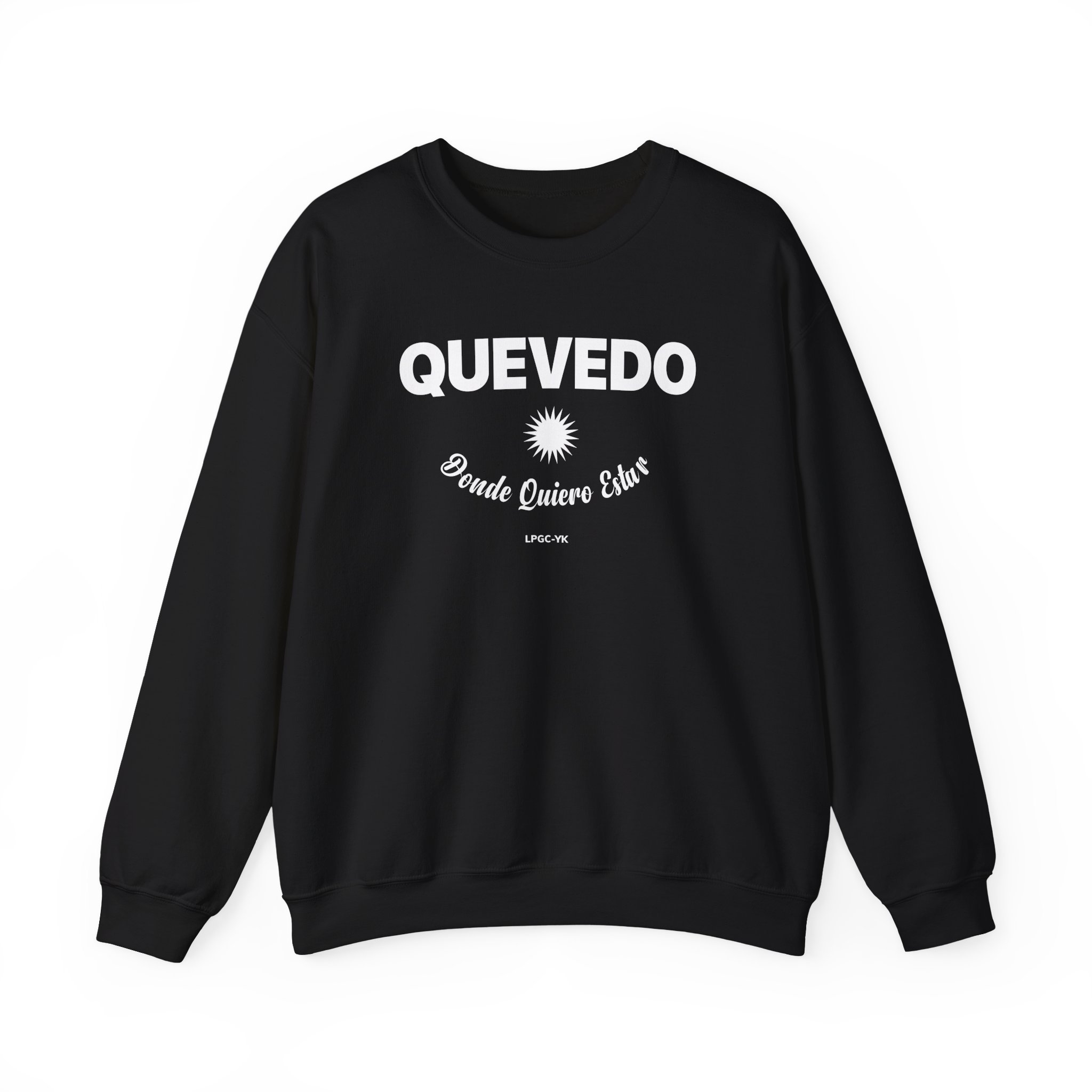 Quevedo Donde Quiero Estar Unisex Heavy Blend™ Crewneck Sweatshirt - Image 3