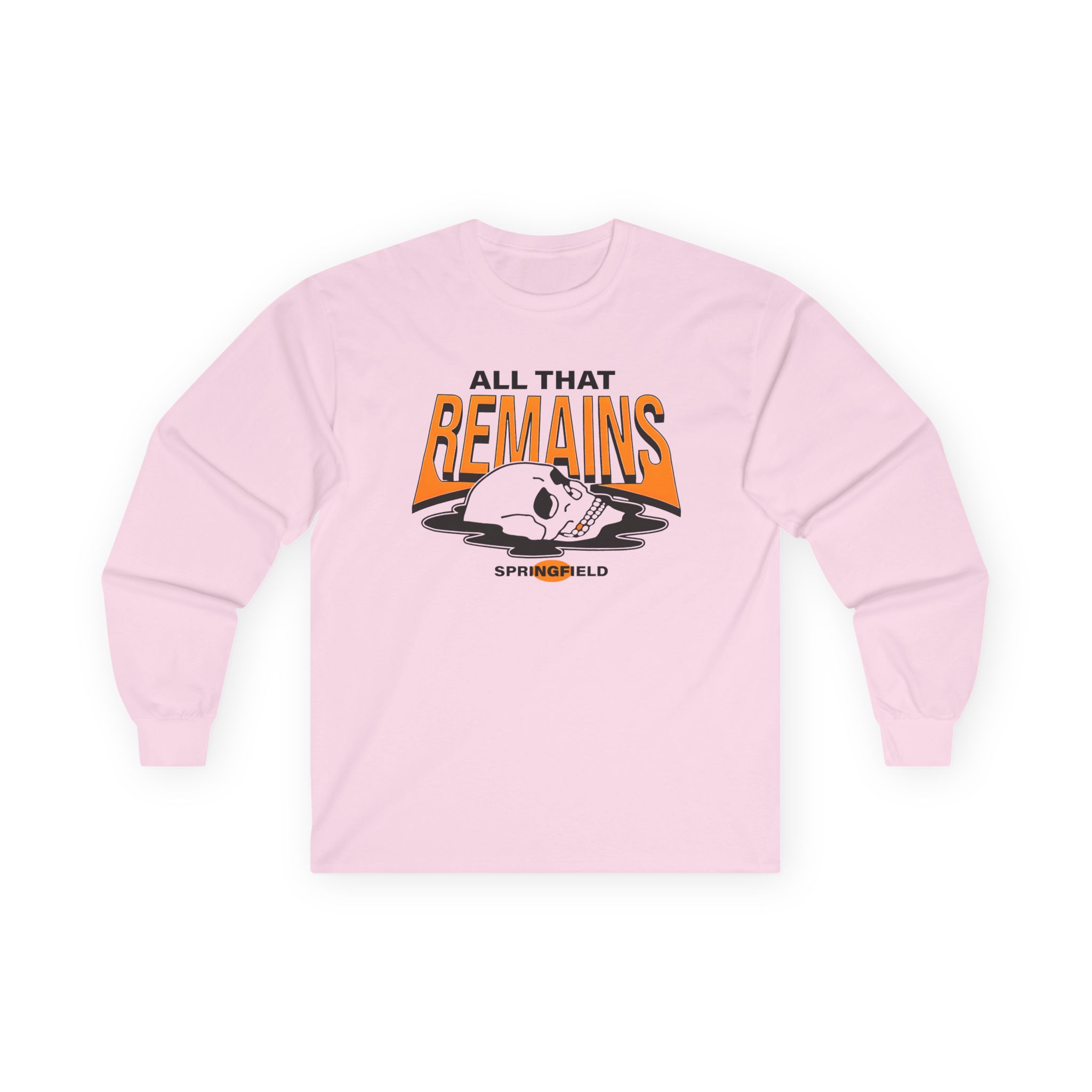 All That Remains Springfield Skull Unisex Ultra Cotton Long Sleeve Tee - Image 11