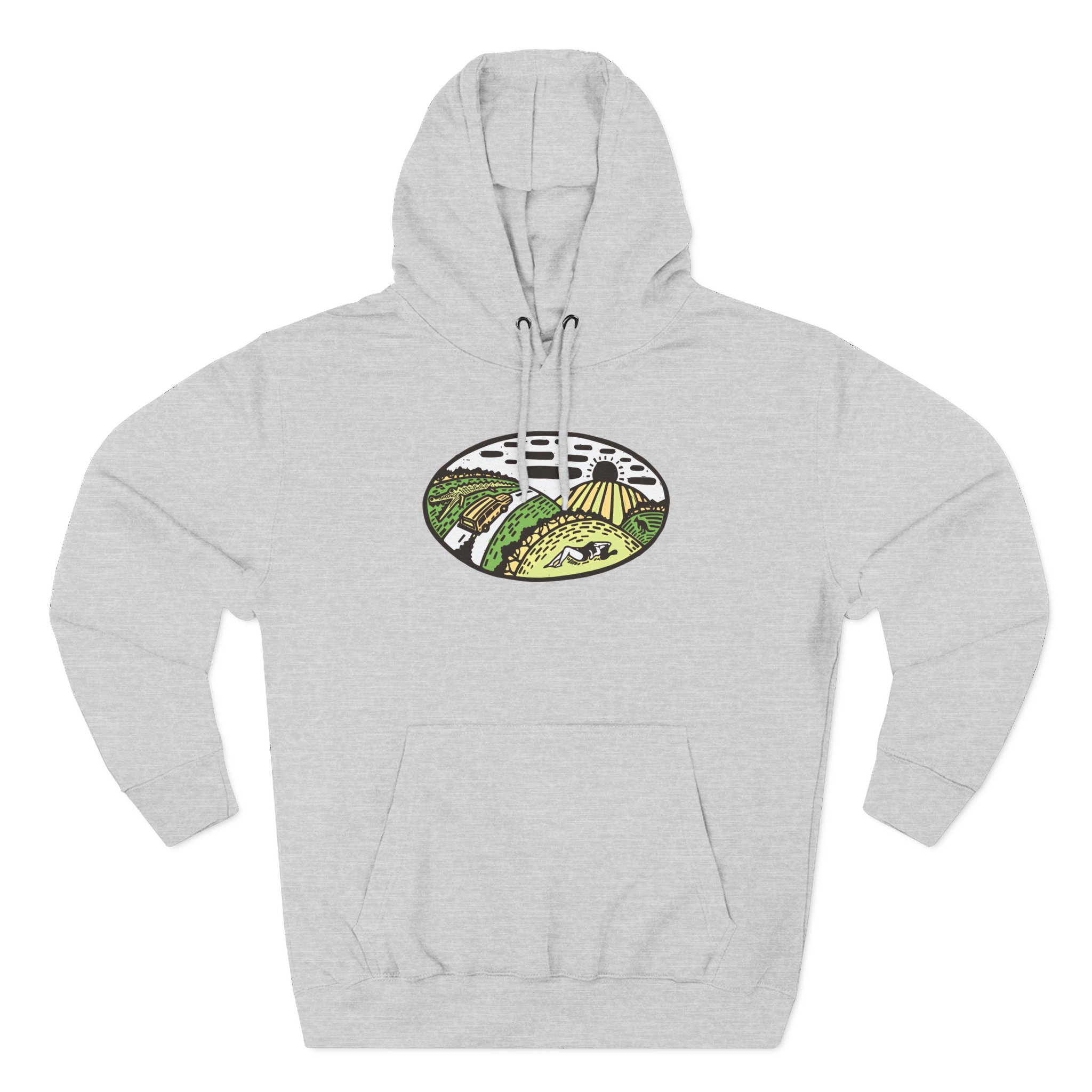 Lime Cordiale EOTST Album Art Three-Panel Fleece Hoodie - Image 3