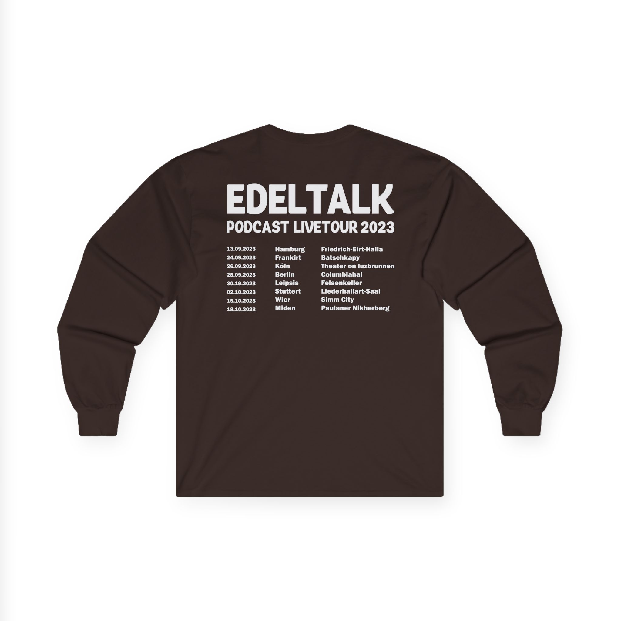 Edeltalk Podcast Livetour 2023 Unisex Ultra Cotton Long Sleeve Tee - Image 6