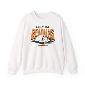 All That Remains Springfield Skull Unisex Heavy Blend™ Crewneck Sweatshirt