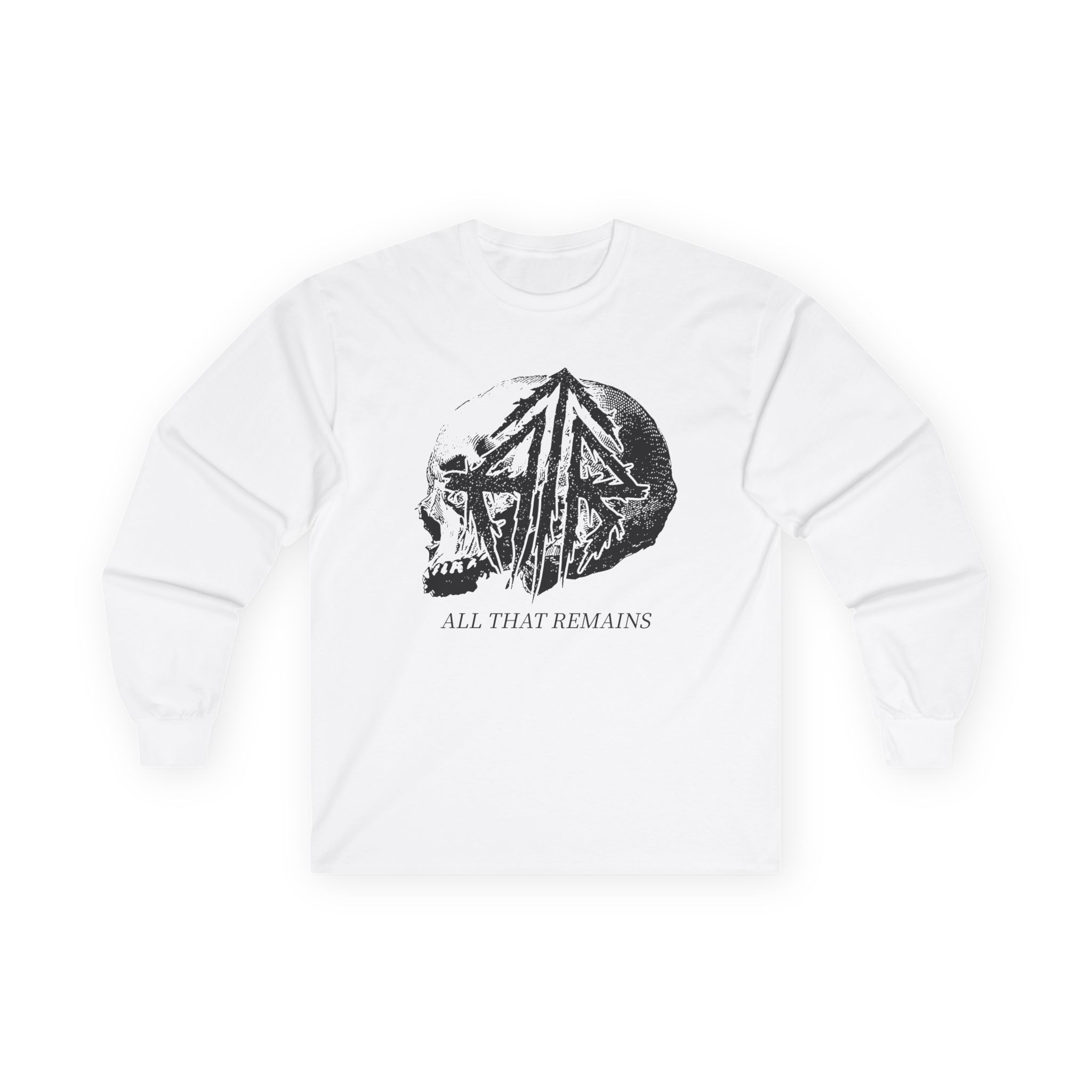 All That Remains Tie Dye Skull Unisex Ultra Cotton Long Sleeve Tee