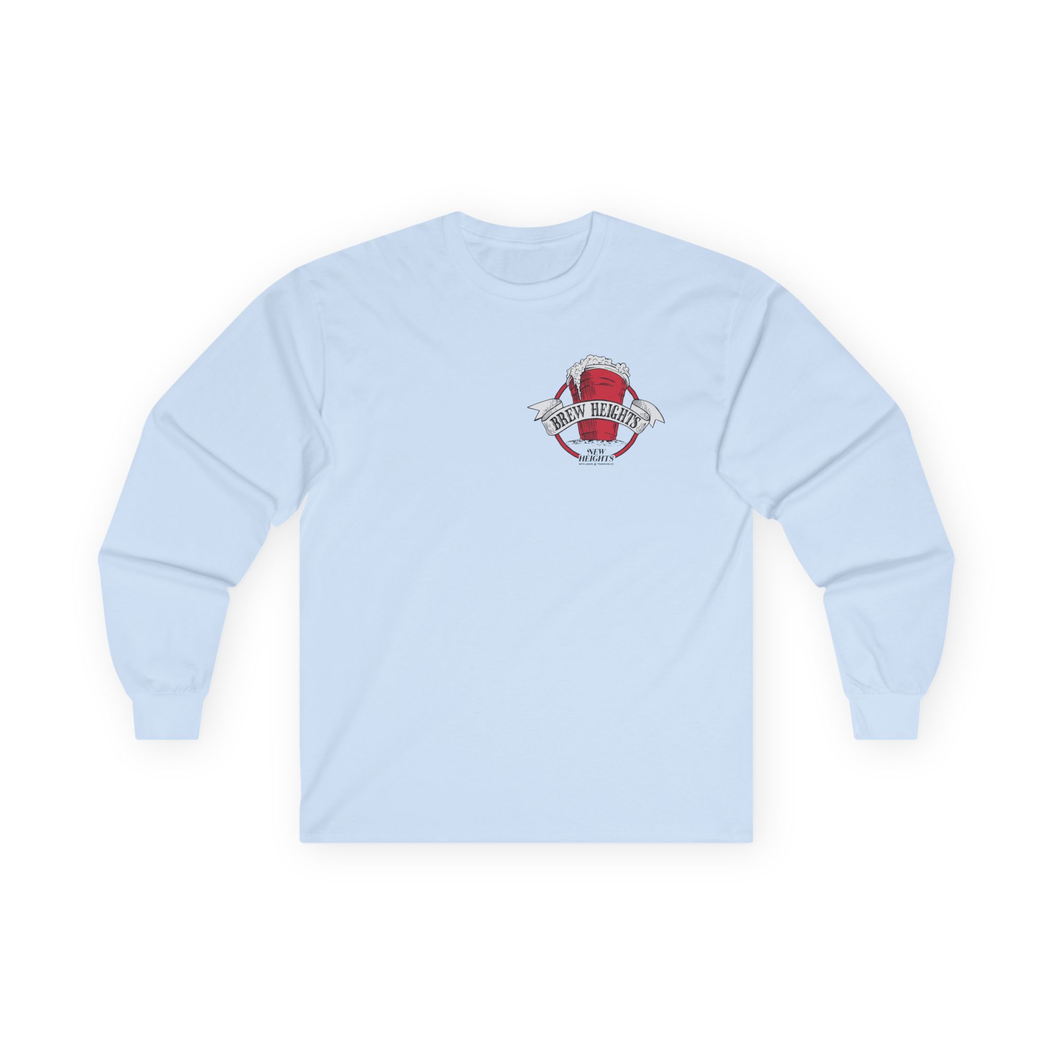 New Heights Brew Heights Left Chest Unisex Ultra Cotton Long Sleeve Tee