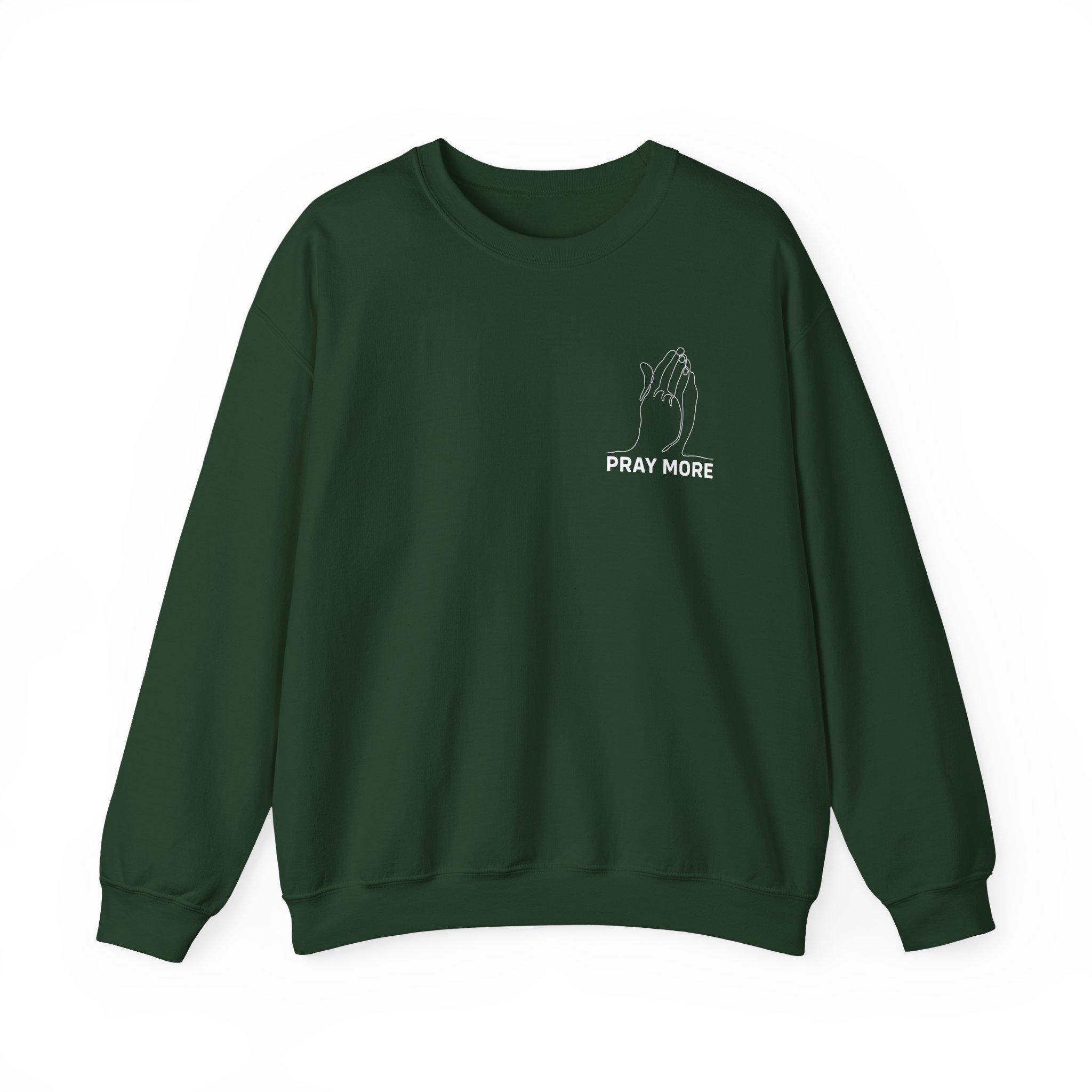 Roman Atwood Pray More Unisex Heavy Blend™ Crewneck Sweatshirt - Image 3
