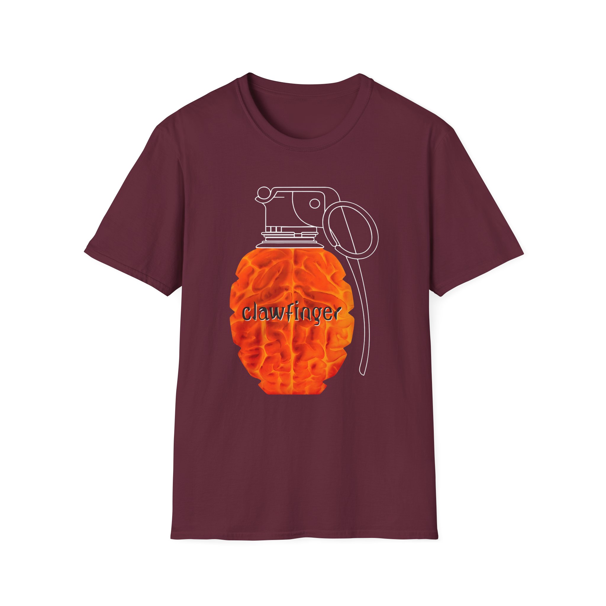 Clawfinger Use Your Brain Unisex Softstyle T-Shirt - Image 3