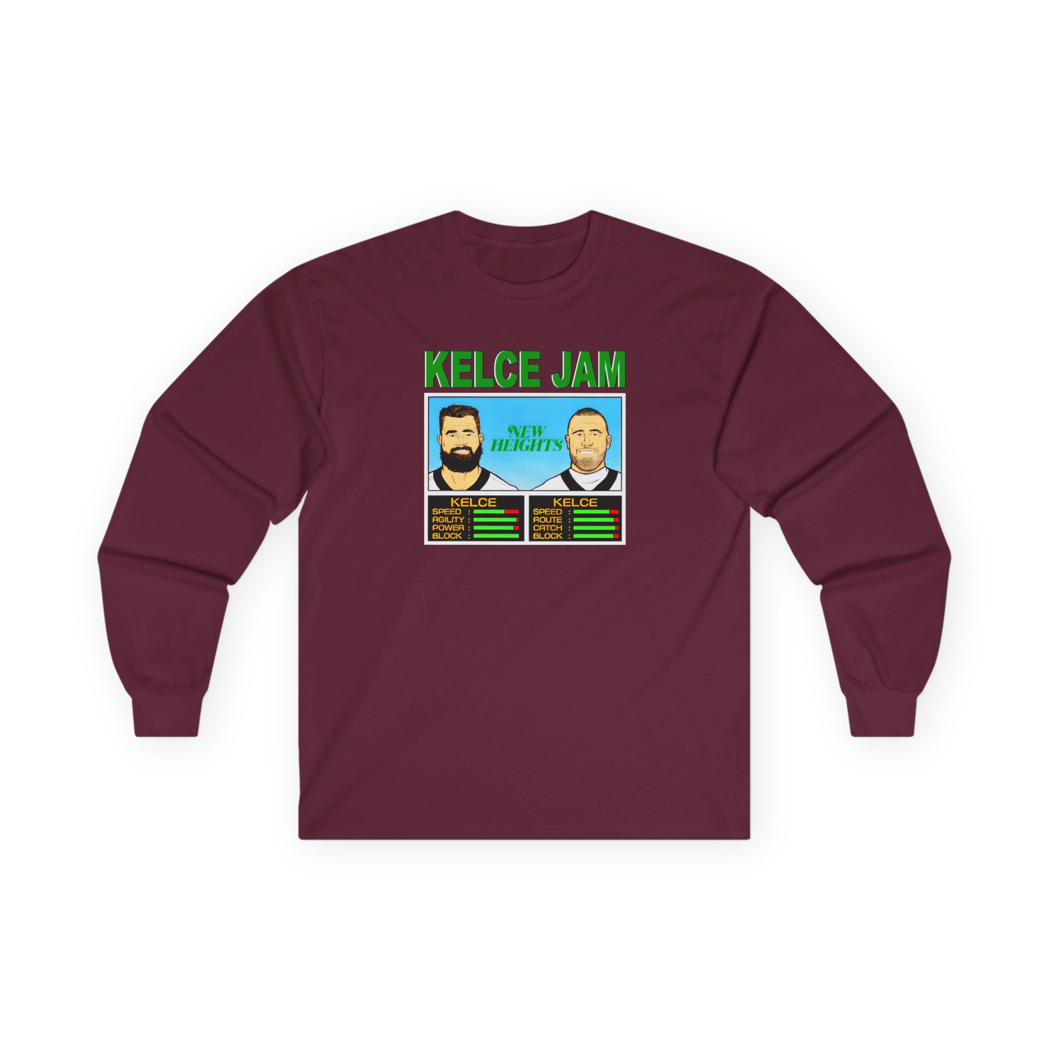 New Heights Kelce Jam Jason And Travis Unisex Ultra Cotton Long Sleeve Tee - Image 9