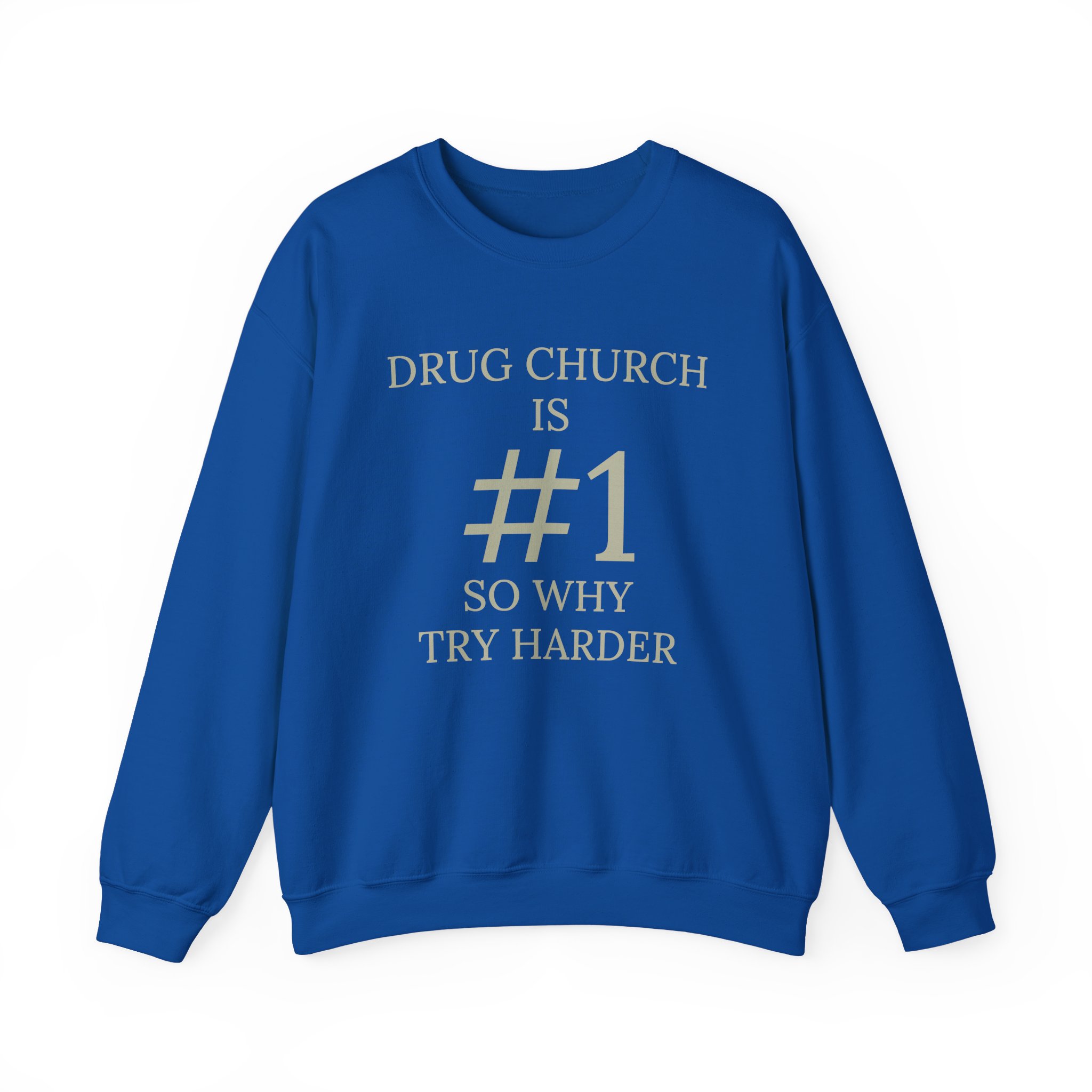 Drug Church Is Number 1 Unisex Heavy Blend™ Crewneck Sweatshirt - Image 11