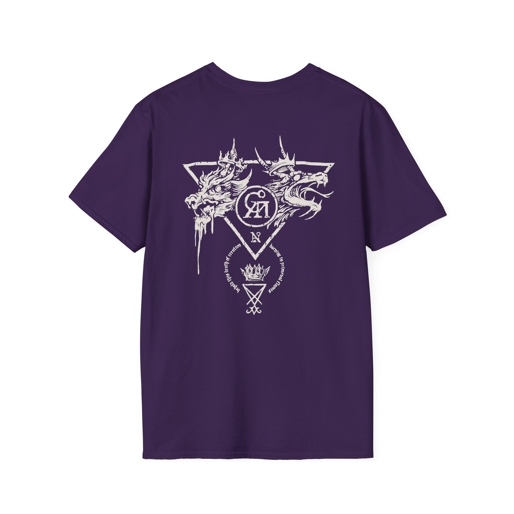 Goatwhore sigil Unisex Softstyle T-Shirt - Image 14