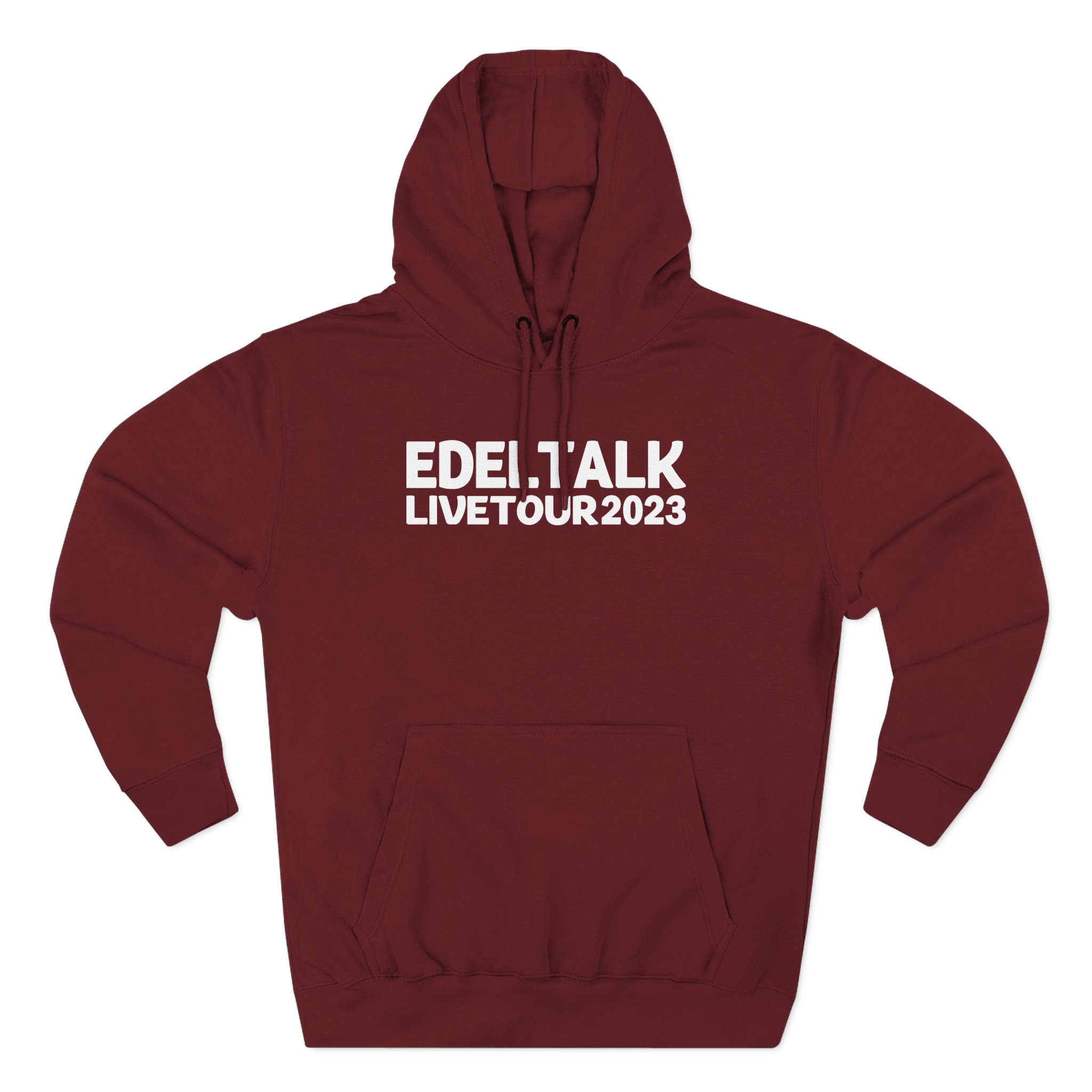 Edeltalk Podcast Livetour 2023 Three-Panel Fleece Hoodie - Image 15