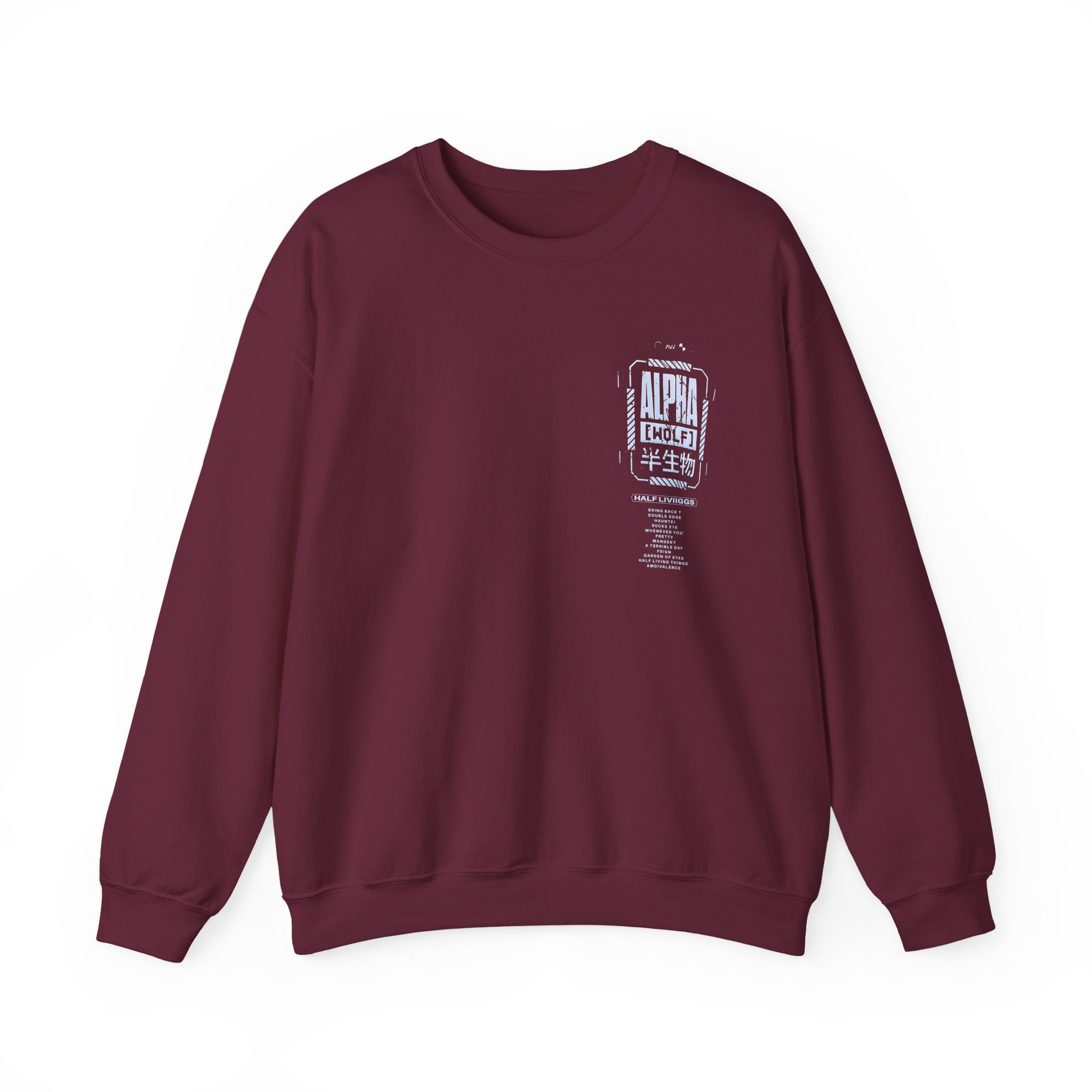 Alpha Wolf Turn It Up Unisex Heavy Blend™ Crewneck Sweatshirt - Image 3