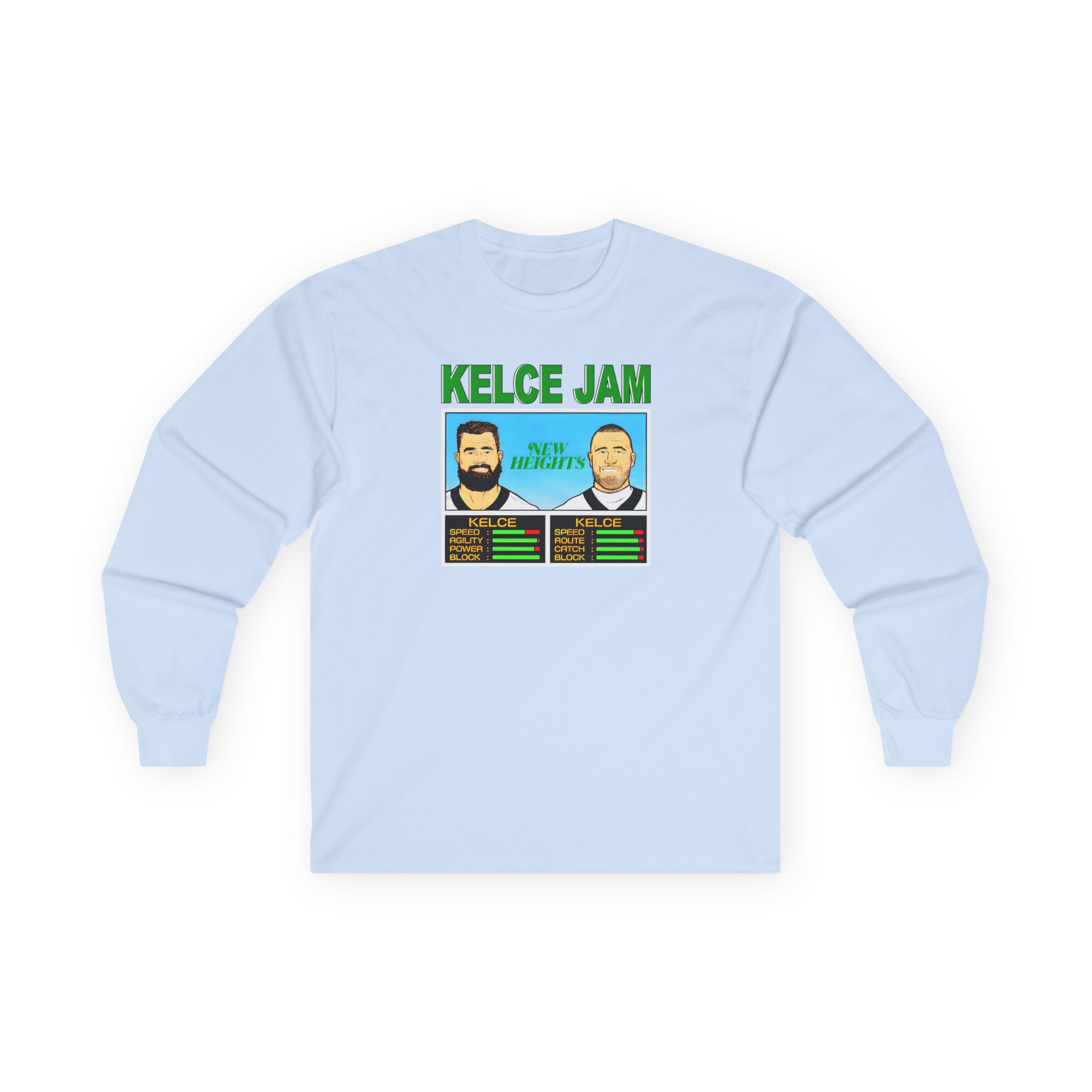 New Heights Kelce Jam Jason And Travis Unisex Ultra Cotton Long Sleeve Tee - Image 17