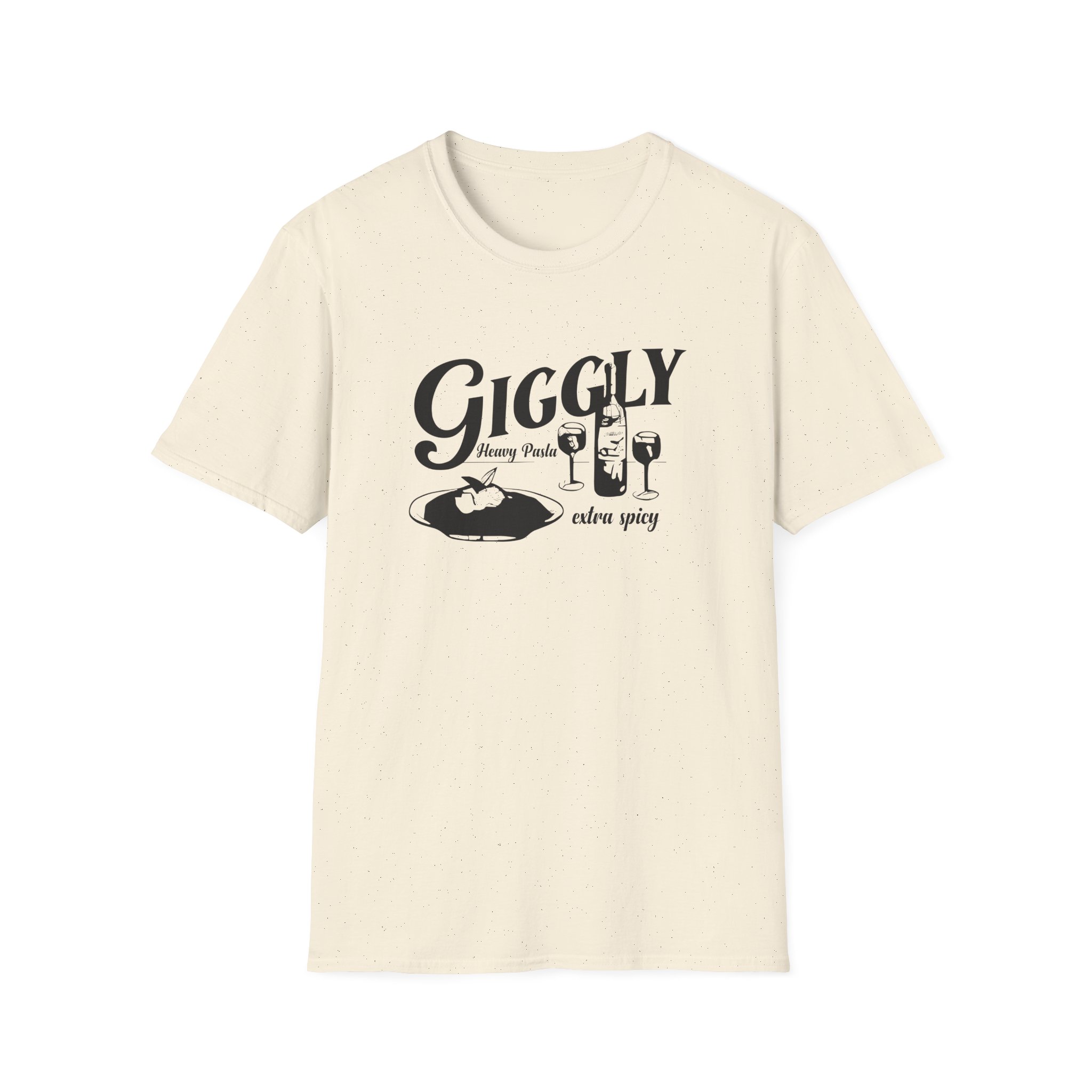 Giggly Squad Heavy Pasta Unisex Softstyle T-Shirt - Image 7