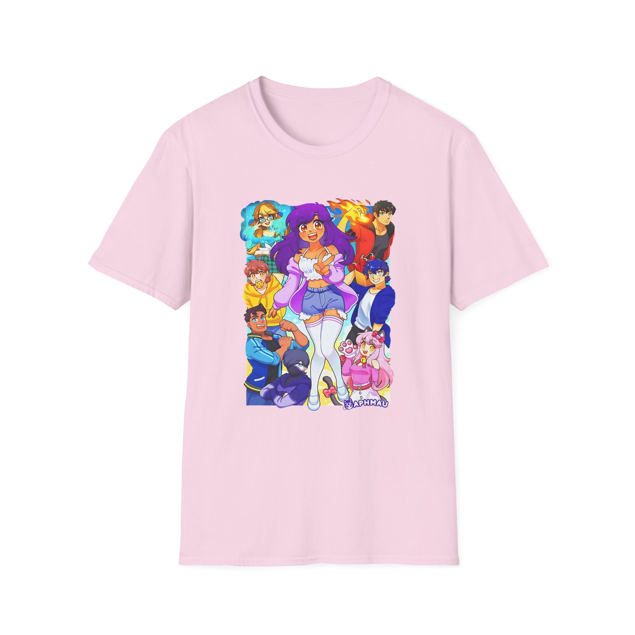 Aphmau & Friends Unisex Softstyle T-Shirt - Image 23