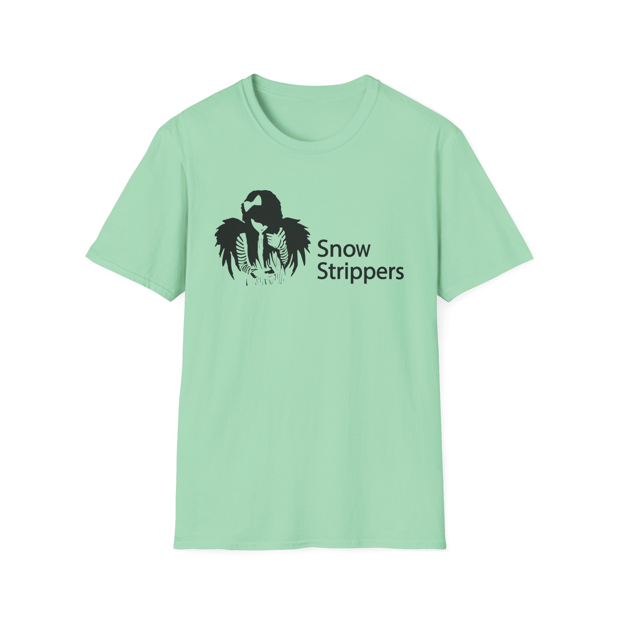 Snow Strippers Unisex Softstyle T-Shirt - Image 17