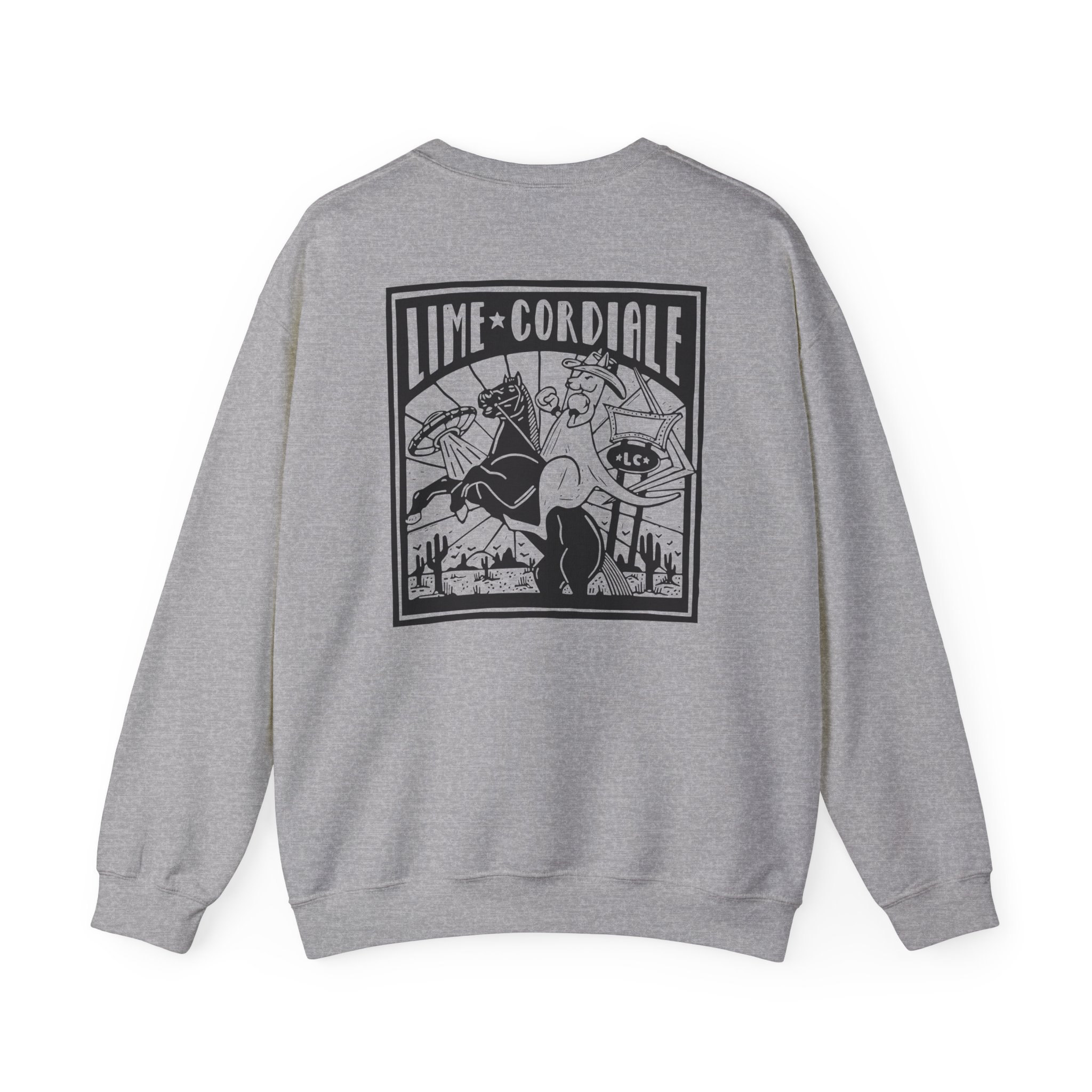 Lime Cordiale Unisex Heavy Blend™ Crewneck Sweatshirt - Image 10