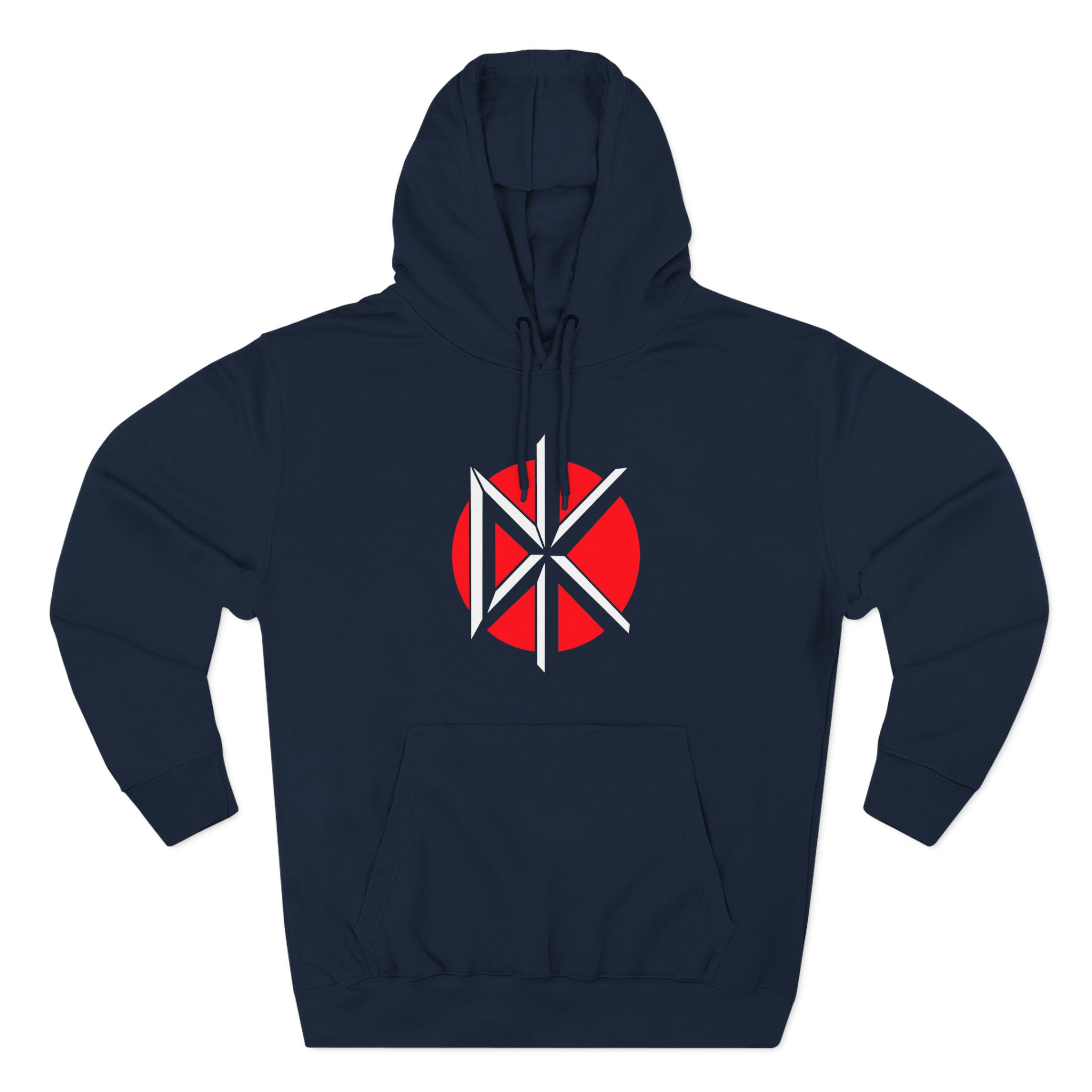 Dead Kennedys Authentic Band Logo Three-Panel Fleece Hoodie - Image 7