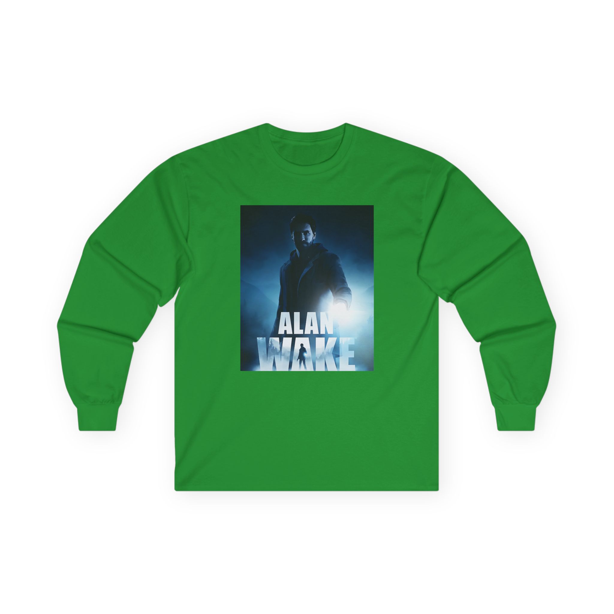 Alan Wake Character Unisex Ultra Cotton Long Sleeve Tee - Image 9