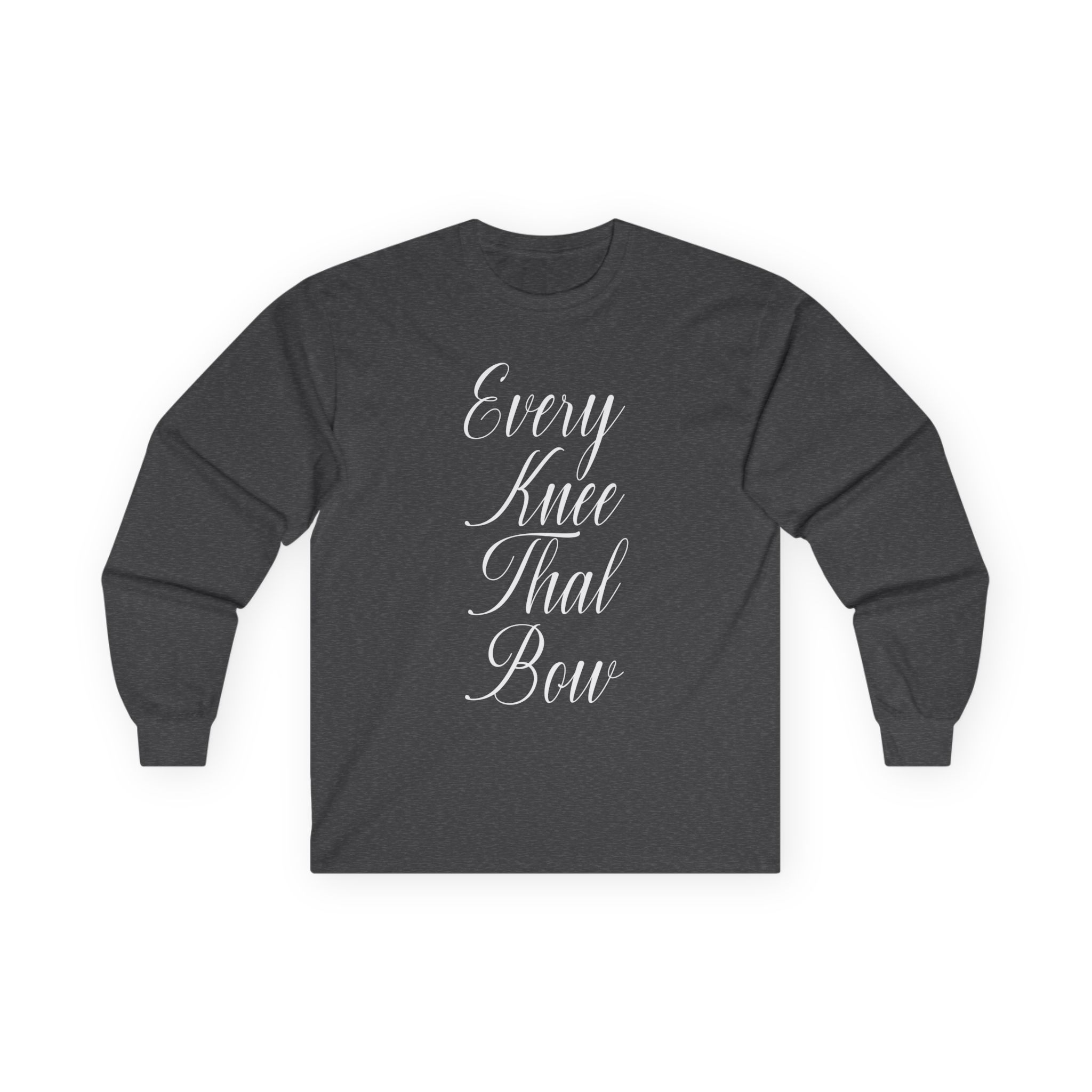 Life Church Every Knee Shall Bow Unisex Ultra Cotton Long Sleeve Tee - Image 11