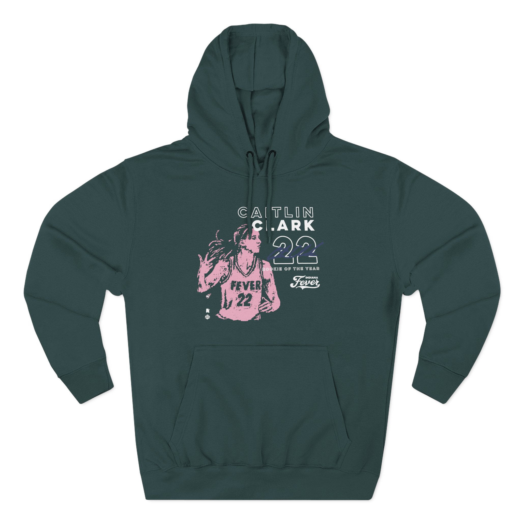 Caitlin Clark Rookie of the Year Three-Panel Fleece Hoodie - Image 7