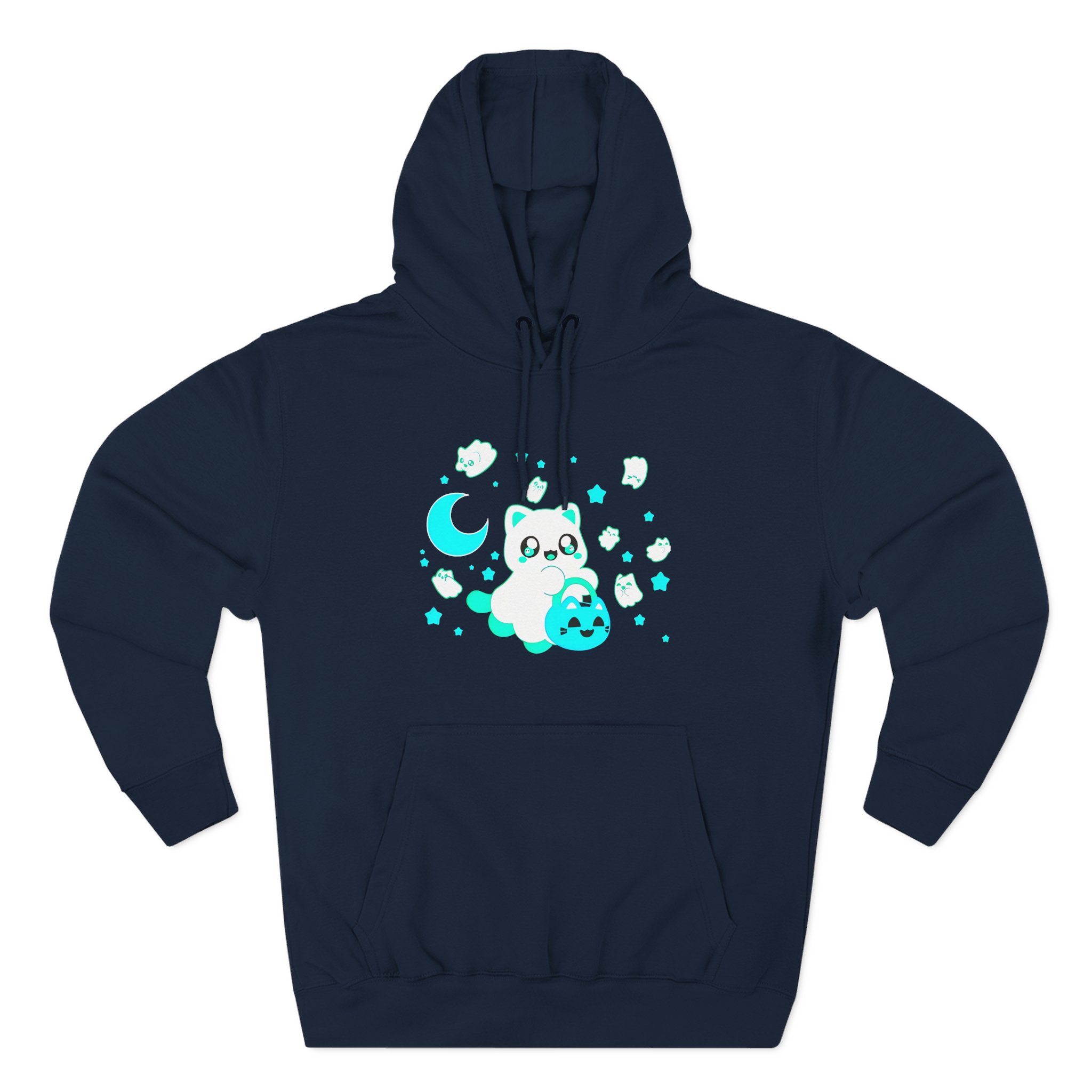 Aphmau Ghost Cat Three-Panel Fleece Hoodie - Image 11