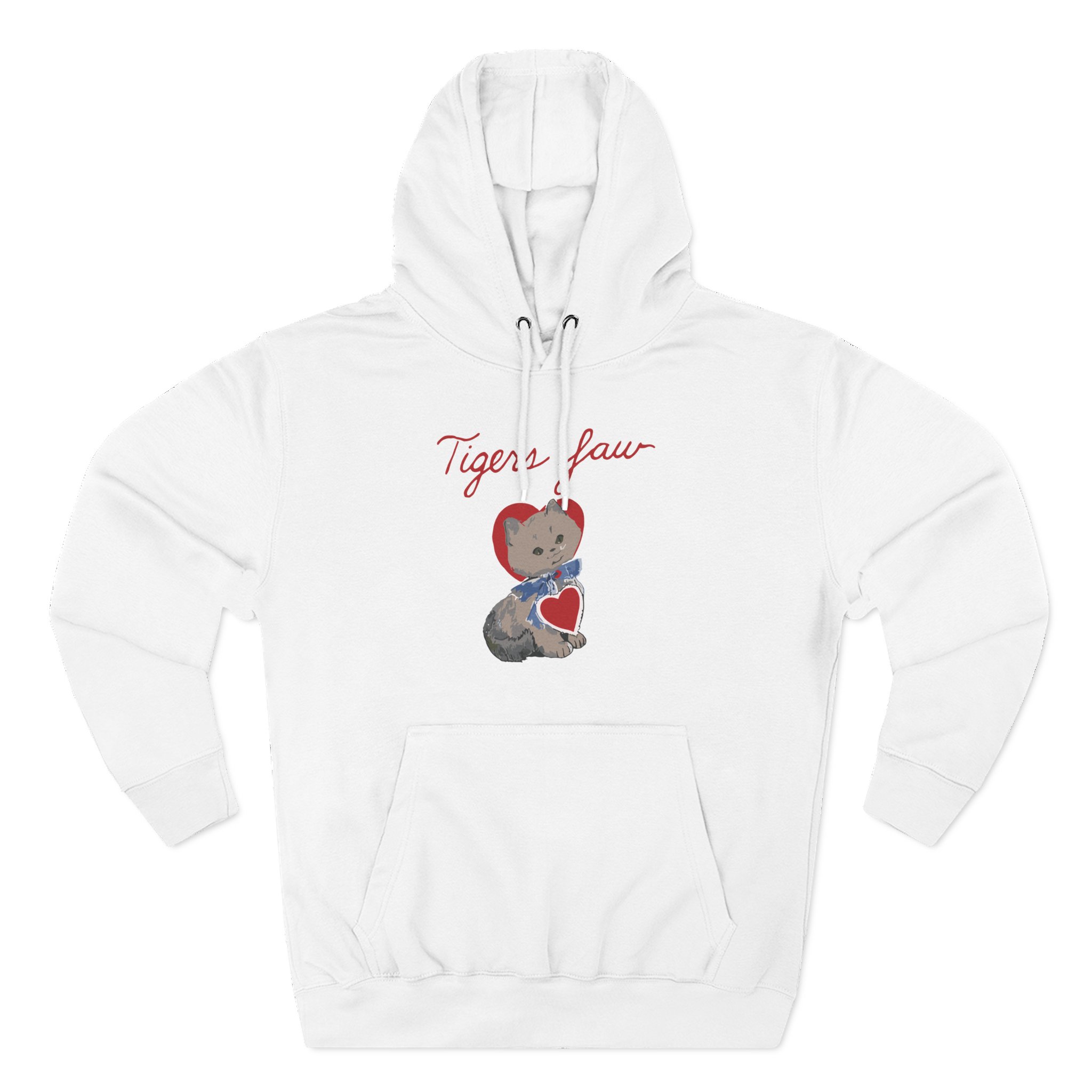 Tigers Jaw kitty baby Three-Panel Fleece Hoodie